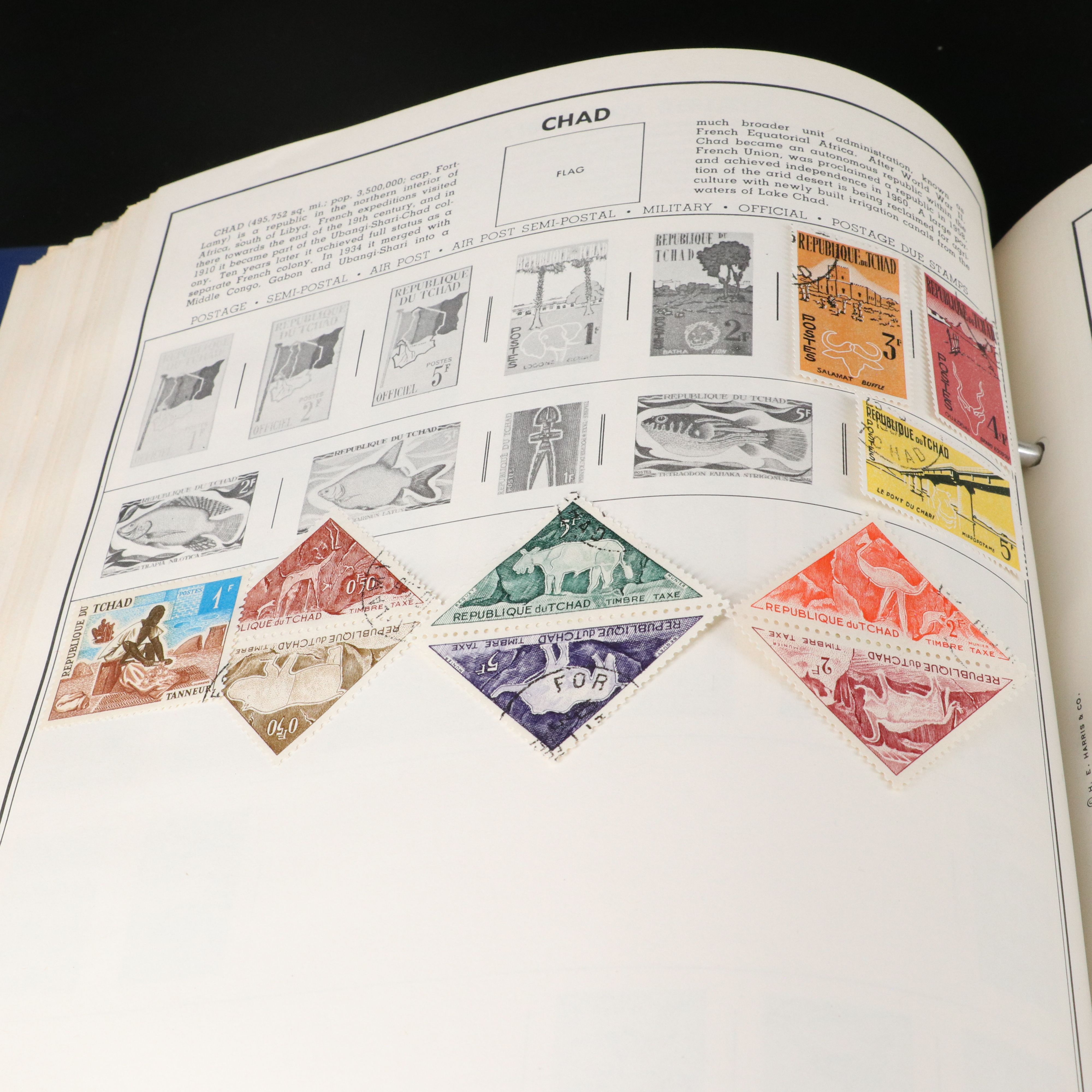 Two Albums with U.S and World Stamps