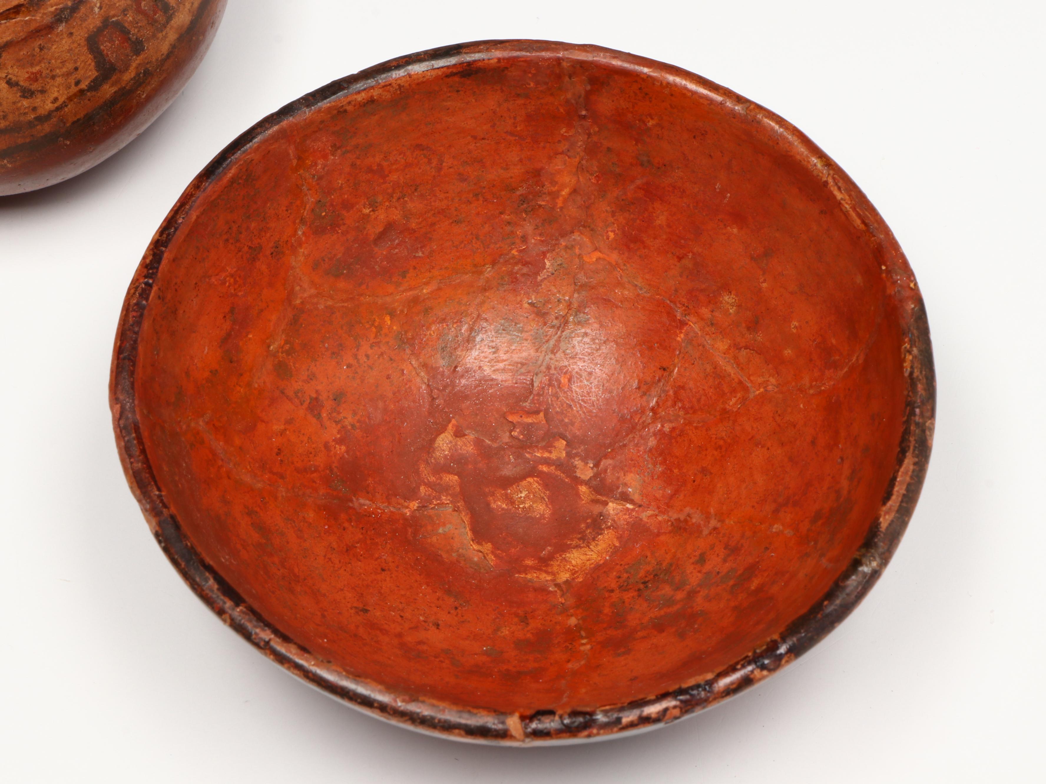 Pre-Columbian Cocle Polychrome Pottery Vessels, Circa 600–900 CE