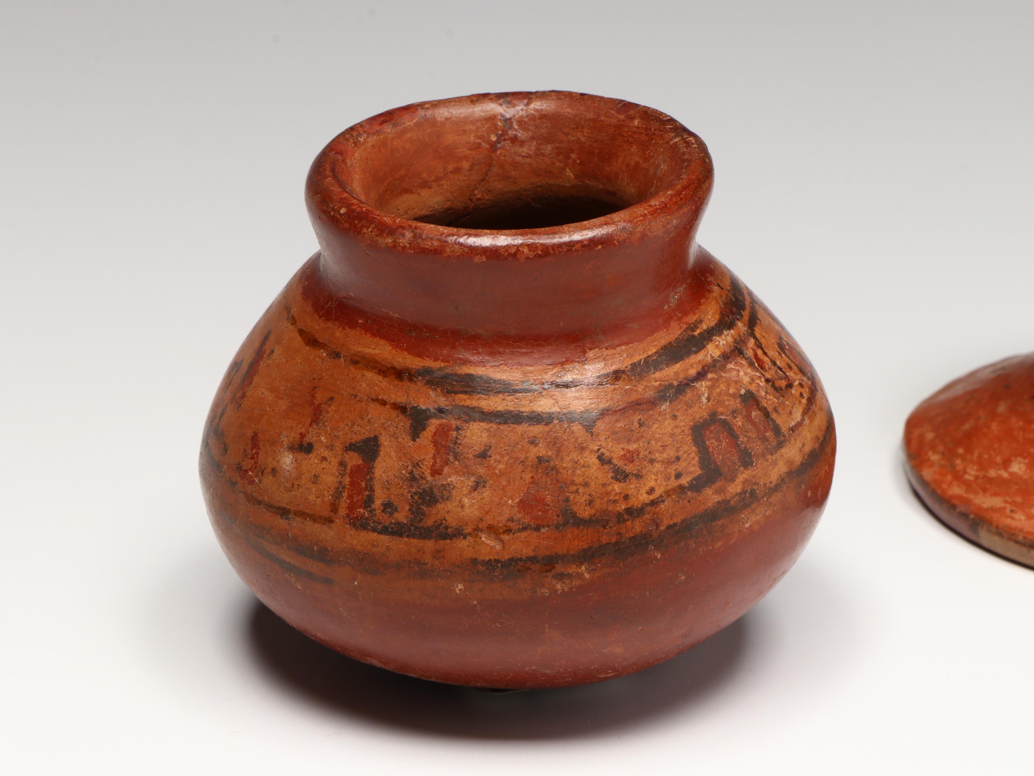 Pre-Columbian Cocle Polychrome Pottery Vessels, Circa 600–900 CE