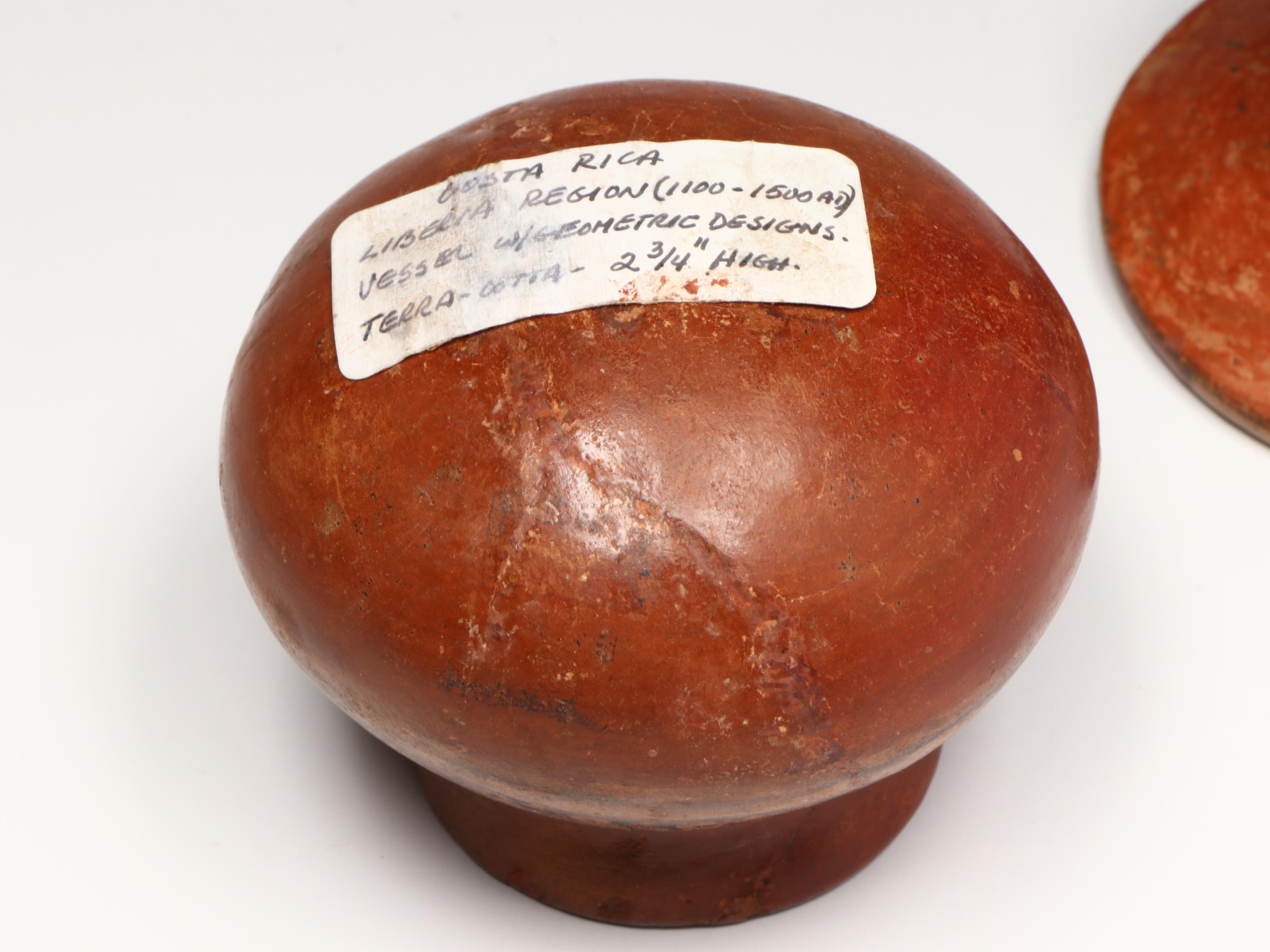 Pre-Columbian Cocle Polychrome Pottery Vessels, Circa 600–900 CE