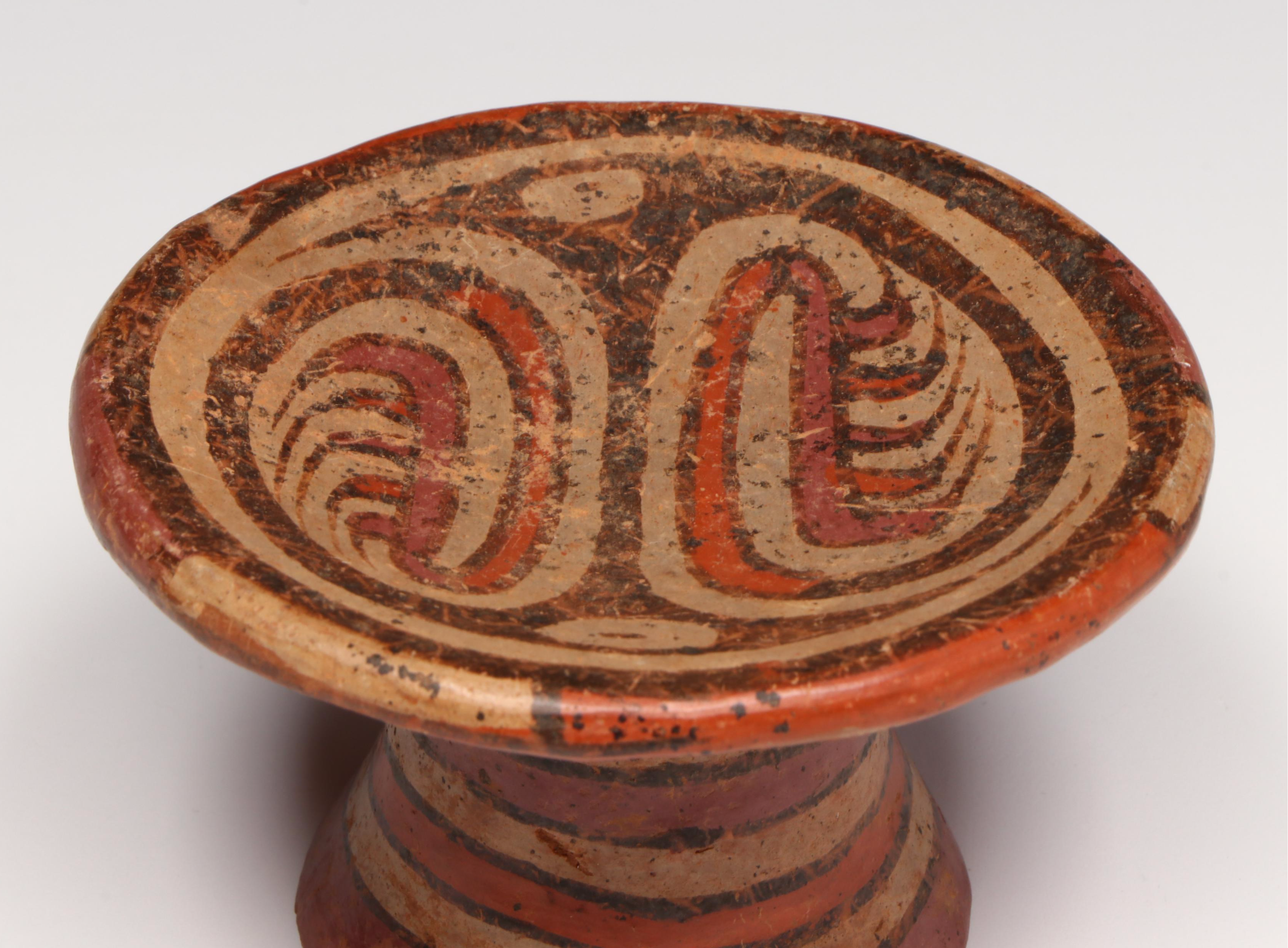 Pre-Columbian Cocle Polychrome Pottery Vessels, Circa 600–900 CE