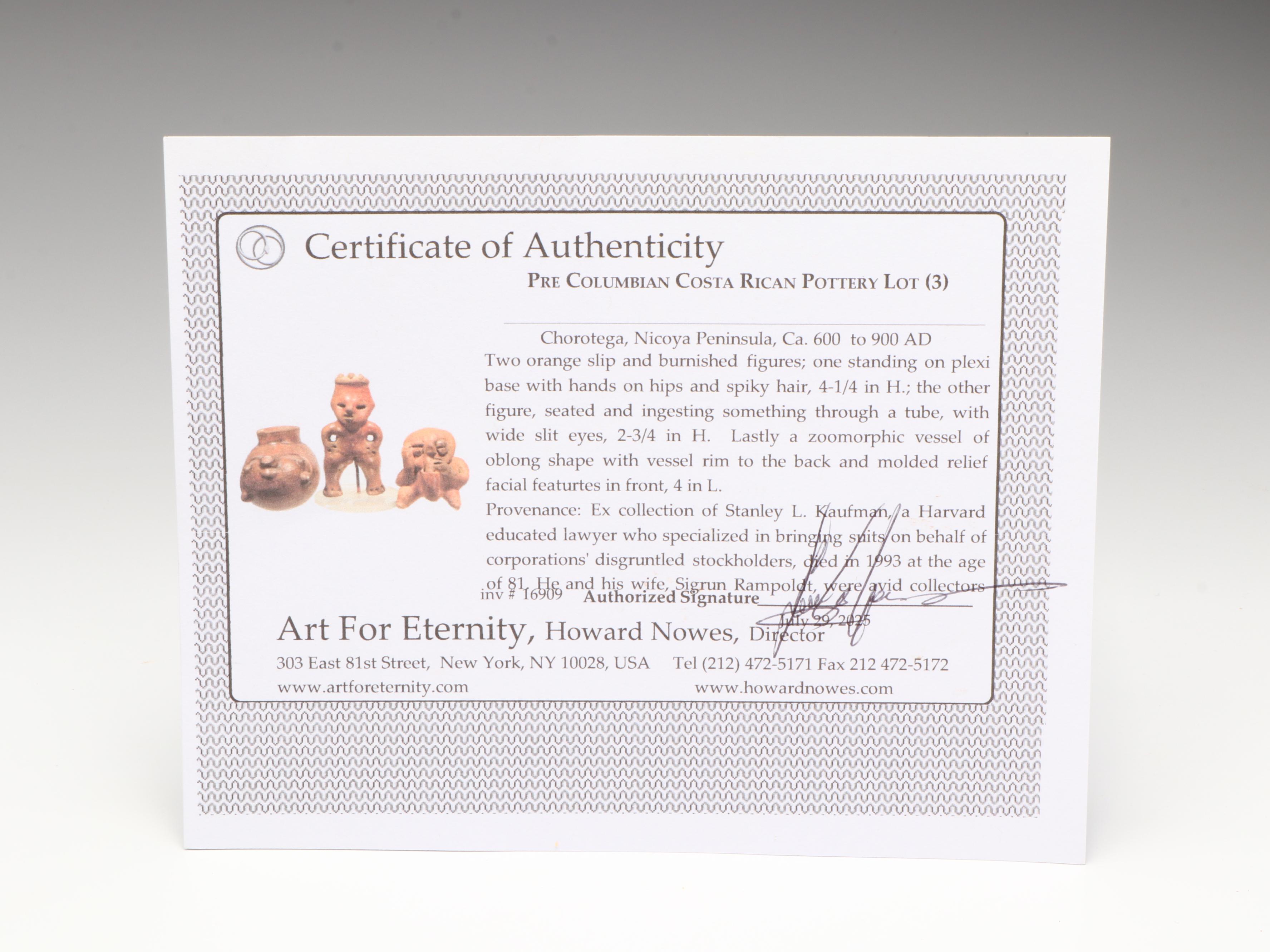 Pre-Columbian Cost Rican Polychrome Pottery, Circa 600–900 CE