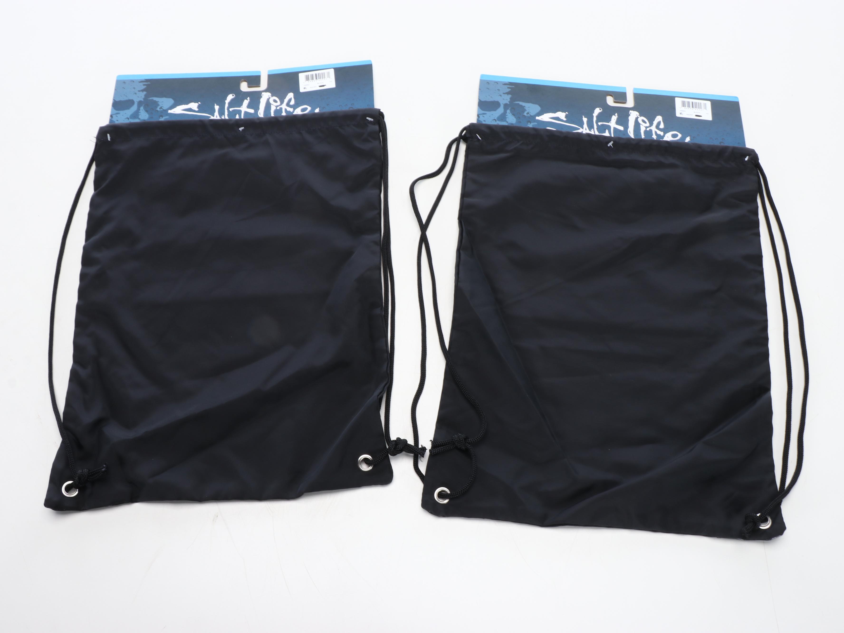 "Martha's Vineyard" Wool Beach Blanket & "Salt Life" Polyester Drawstring Bags