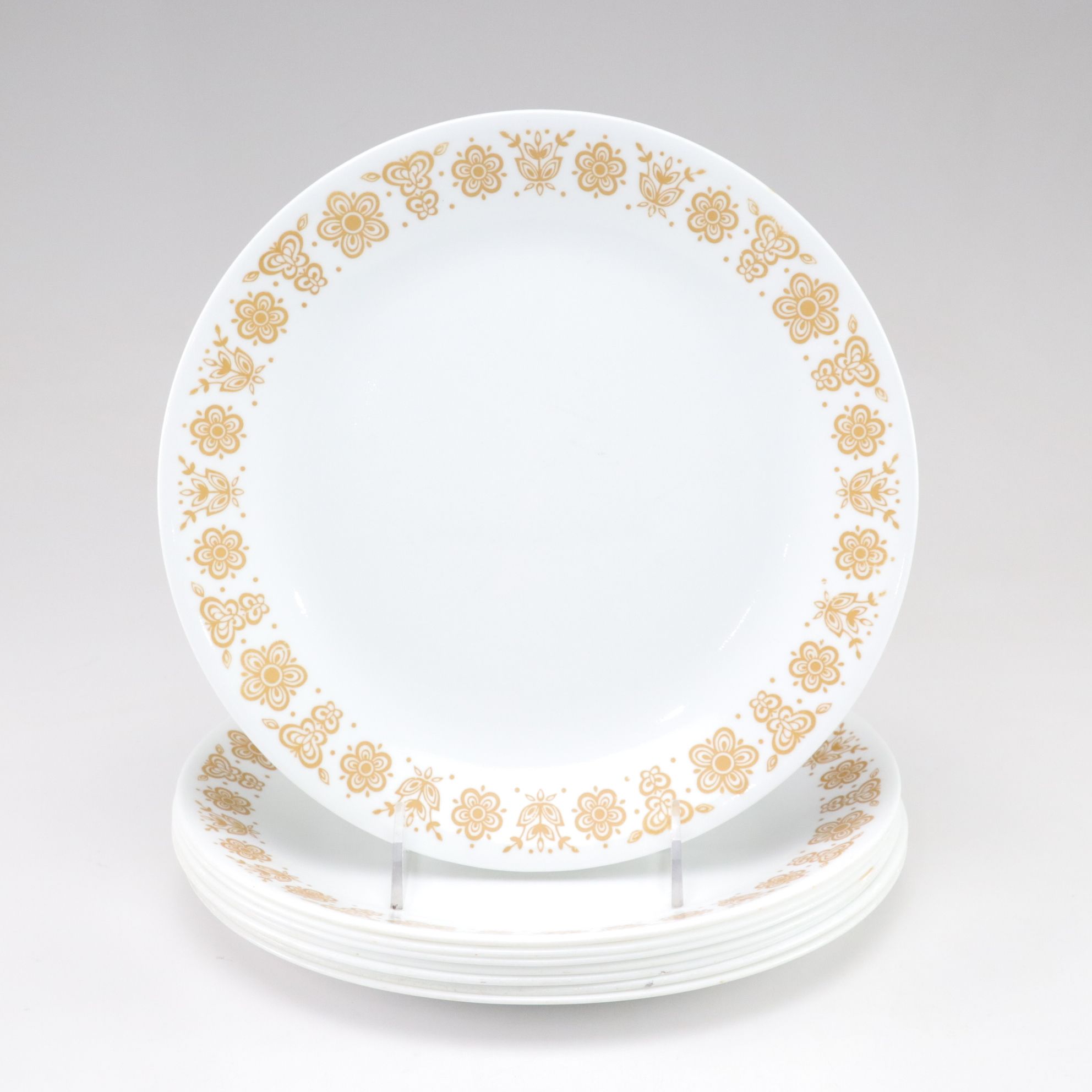 Corelle by Corning "Butterfly Gold" with Italian Crystal Stemware