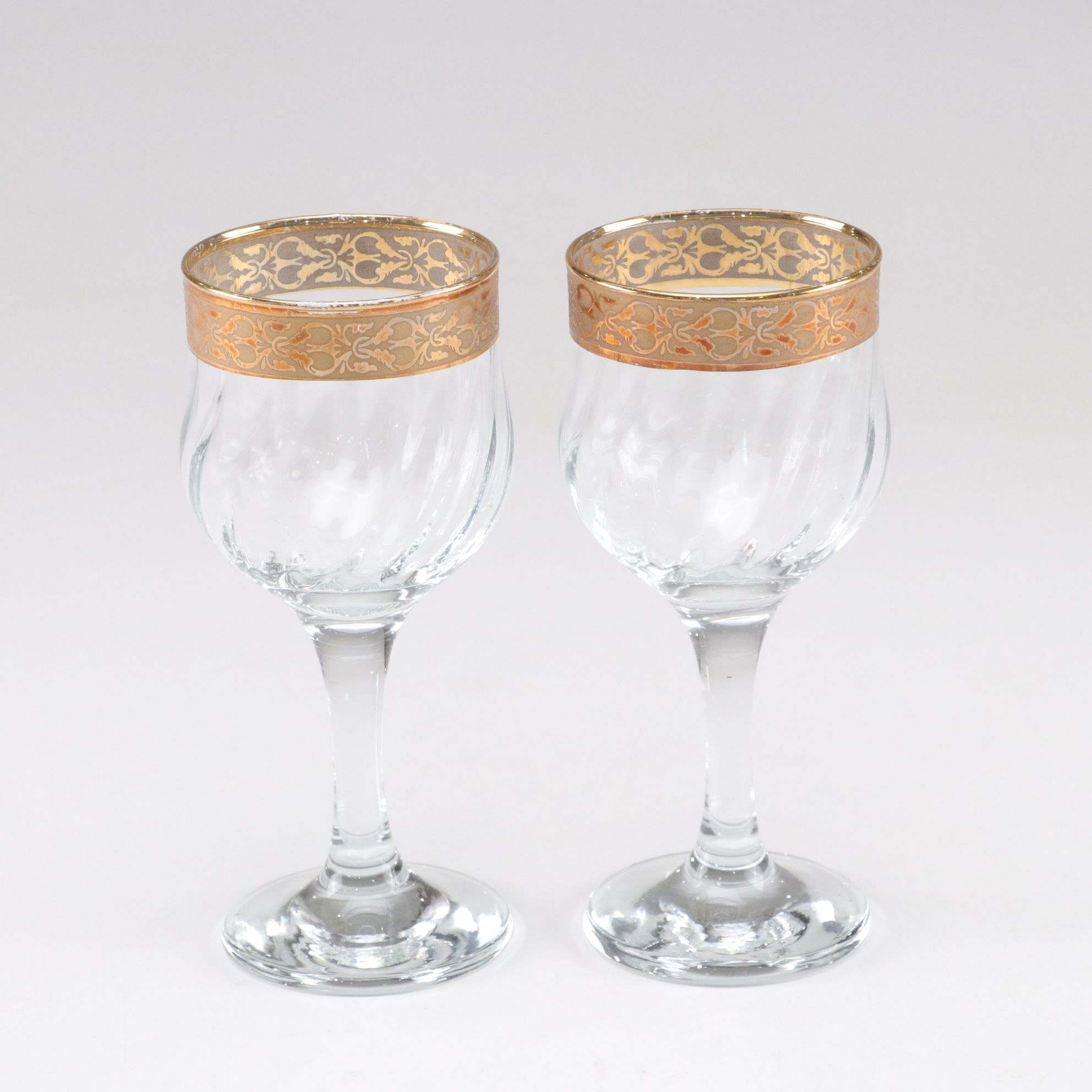 Corelle by Corning "Butterfly Gold" with Italian Crystal Stemware