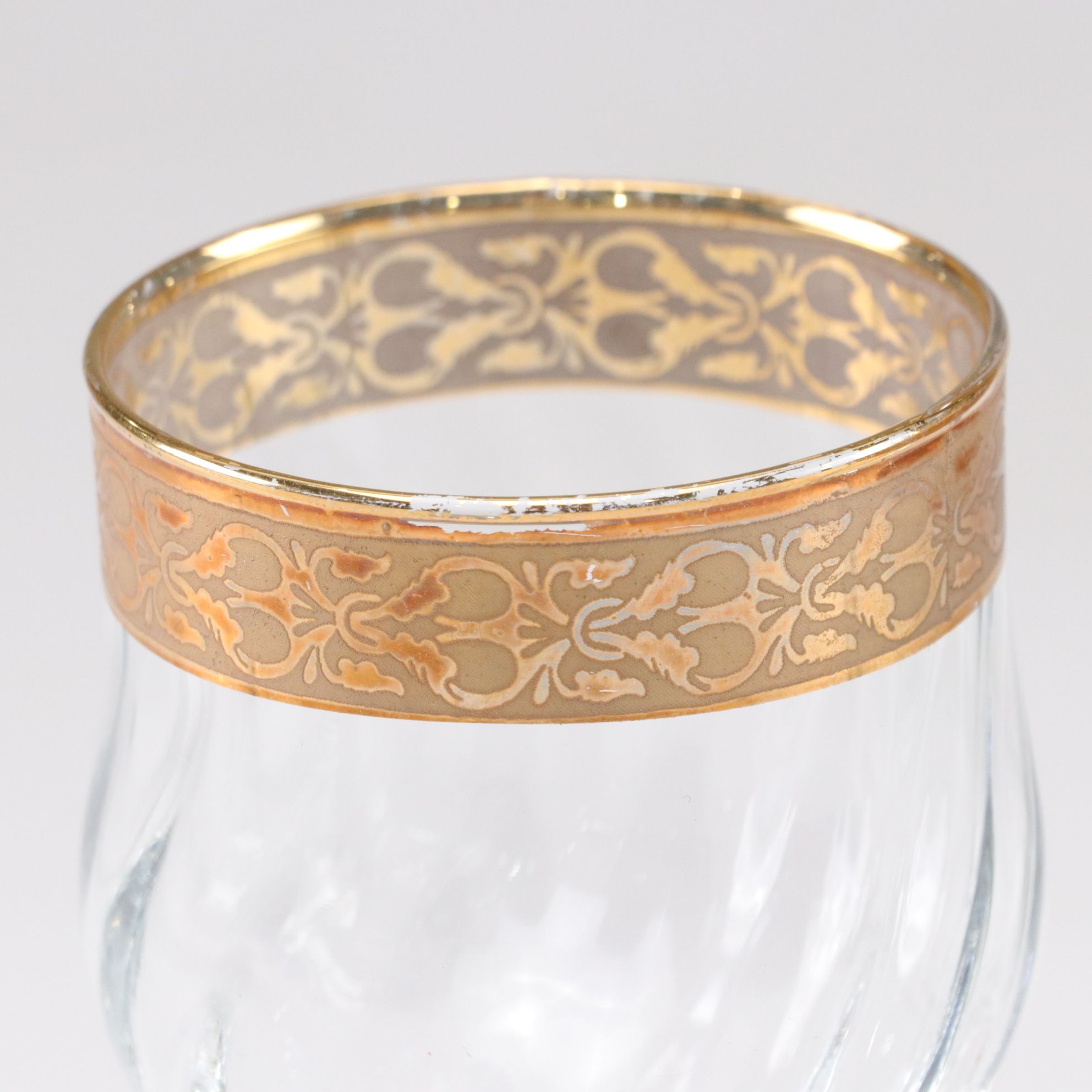 Corelle by Corning "Butterfly Gold" with Italian Crystal Stemware