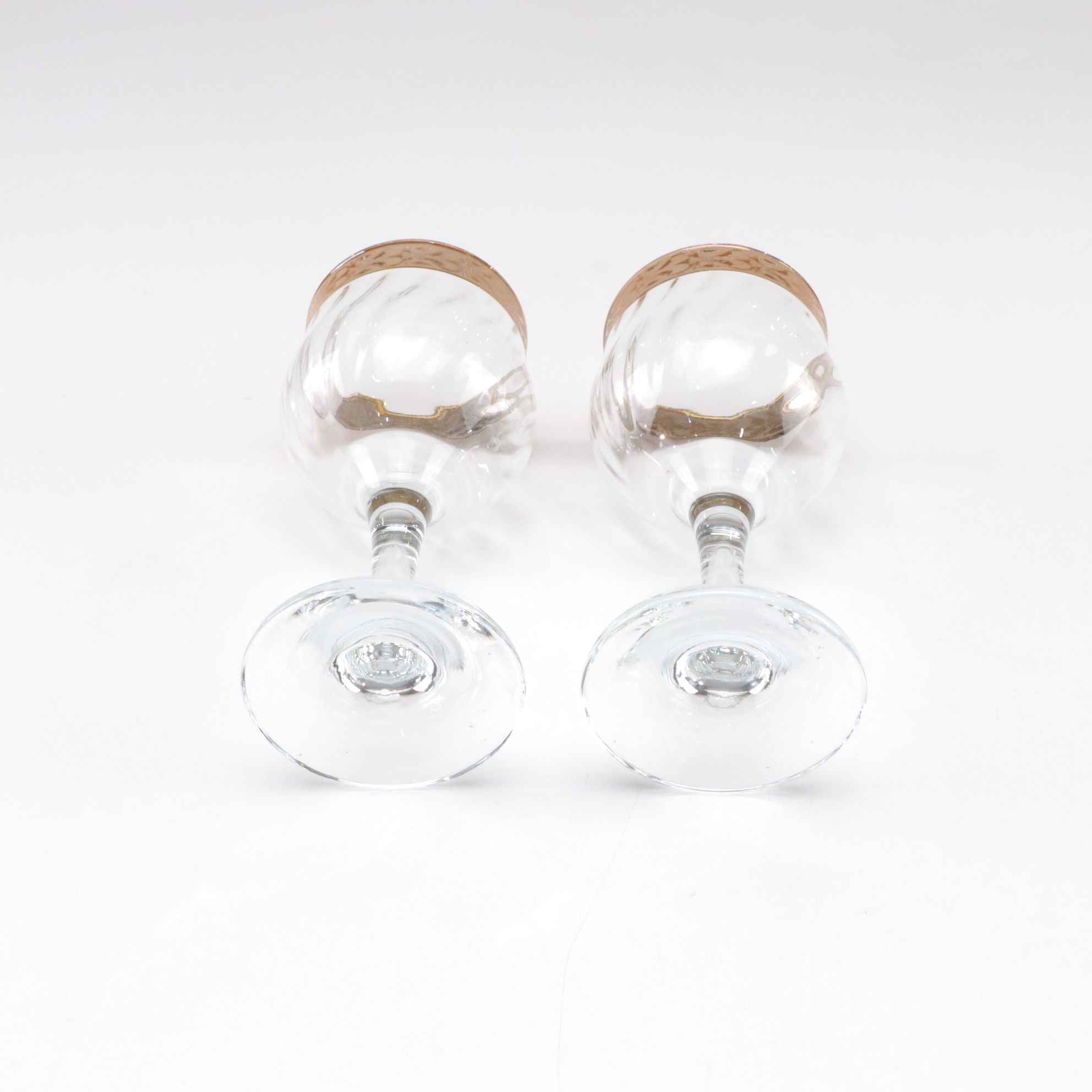 Corelle by Corning "Butterfly Gold" with Italian Crystal Stemware