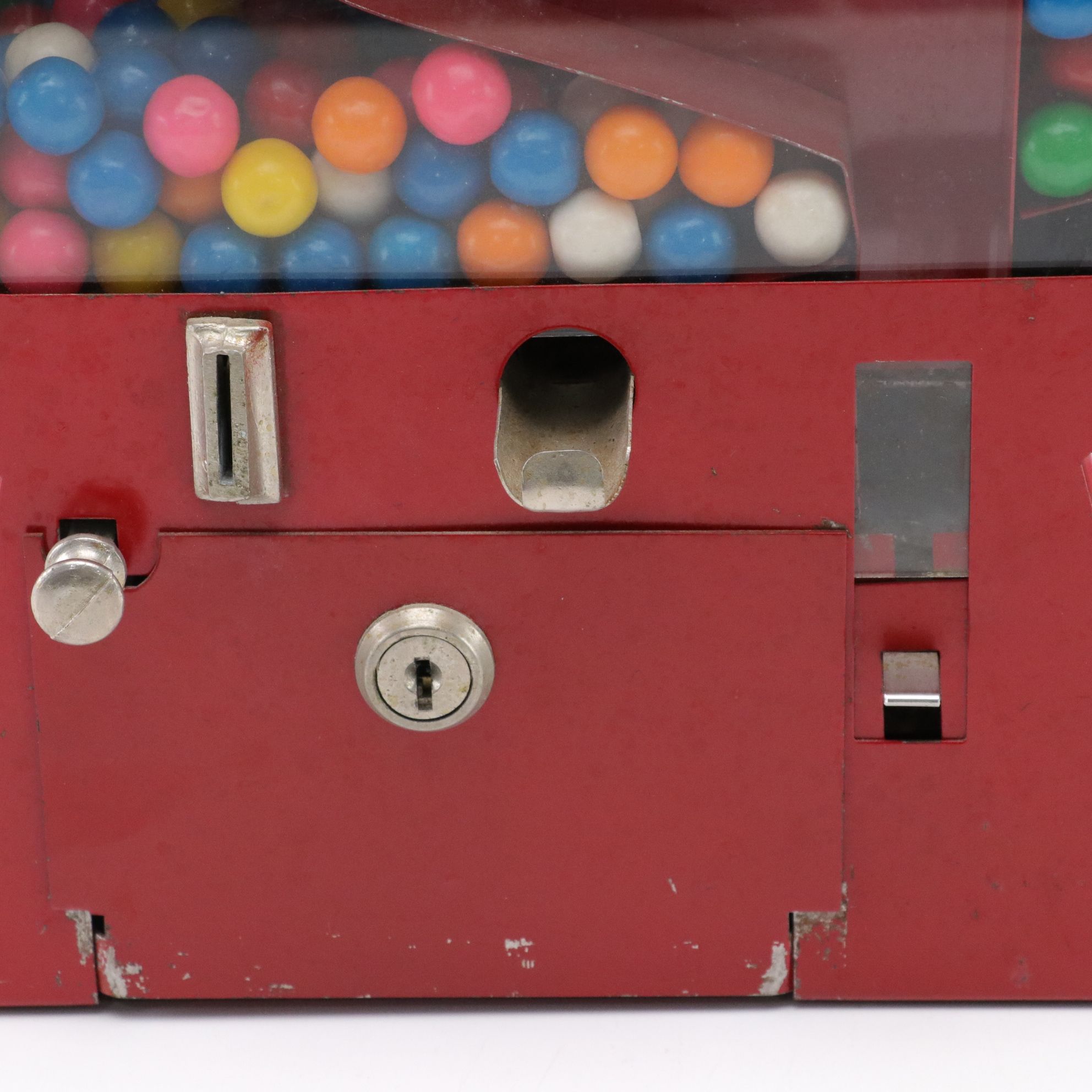 Coast Basketball Penny Gumball Dispenser, Mid-20th C.