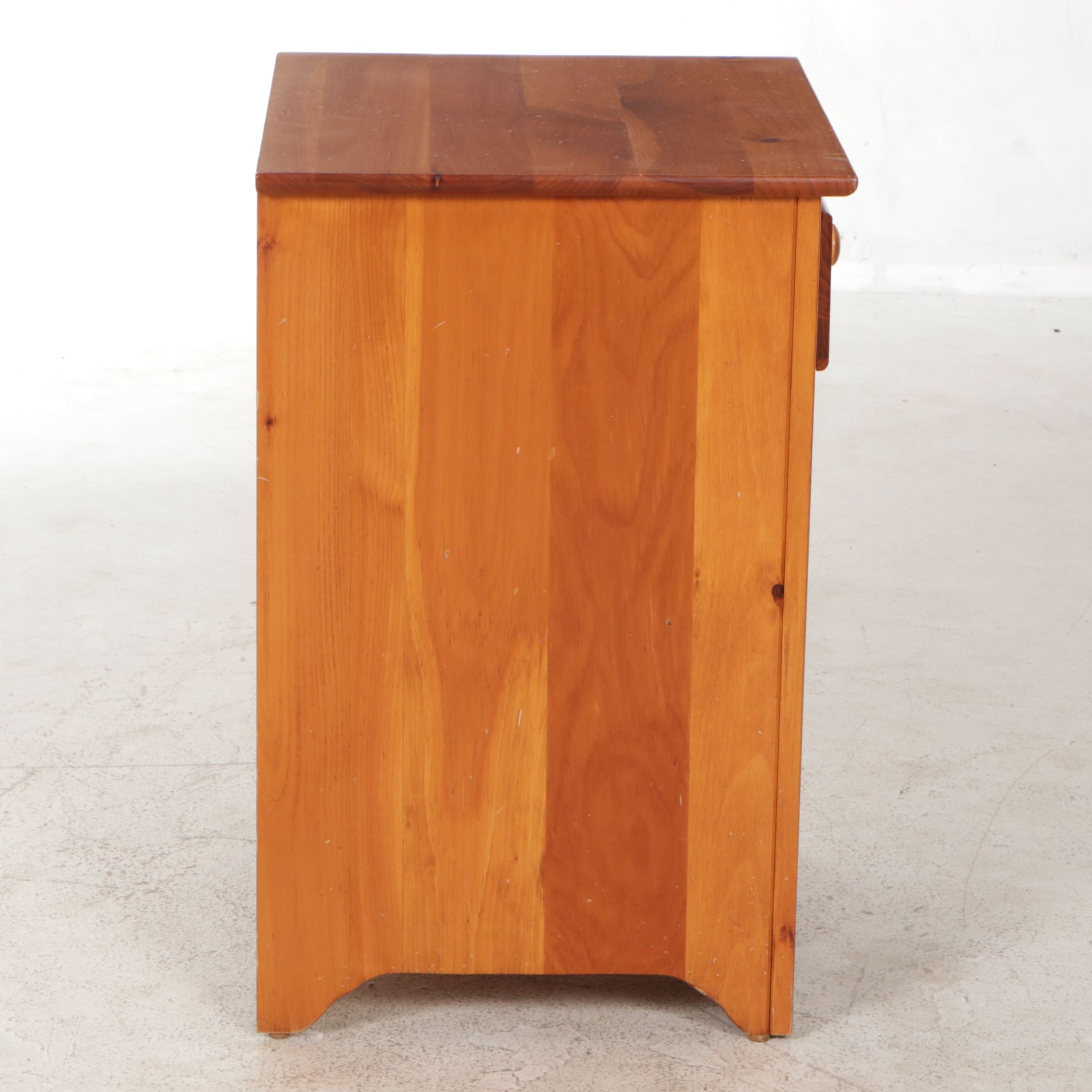 Pine Nightstand, Late 20th Century