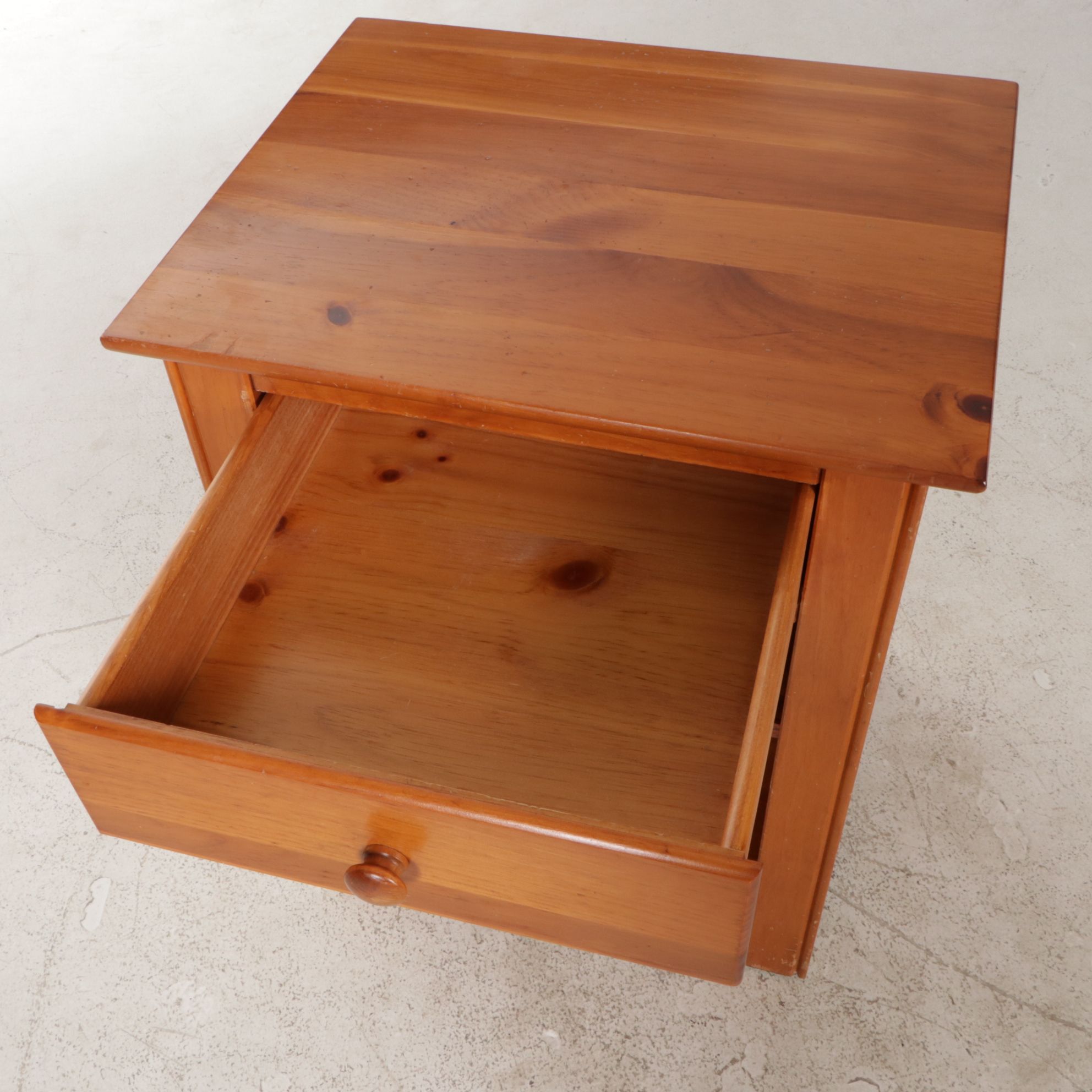 Pine Nightstand, Late 20th Century