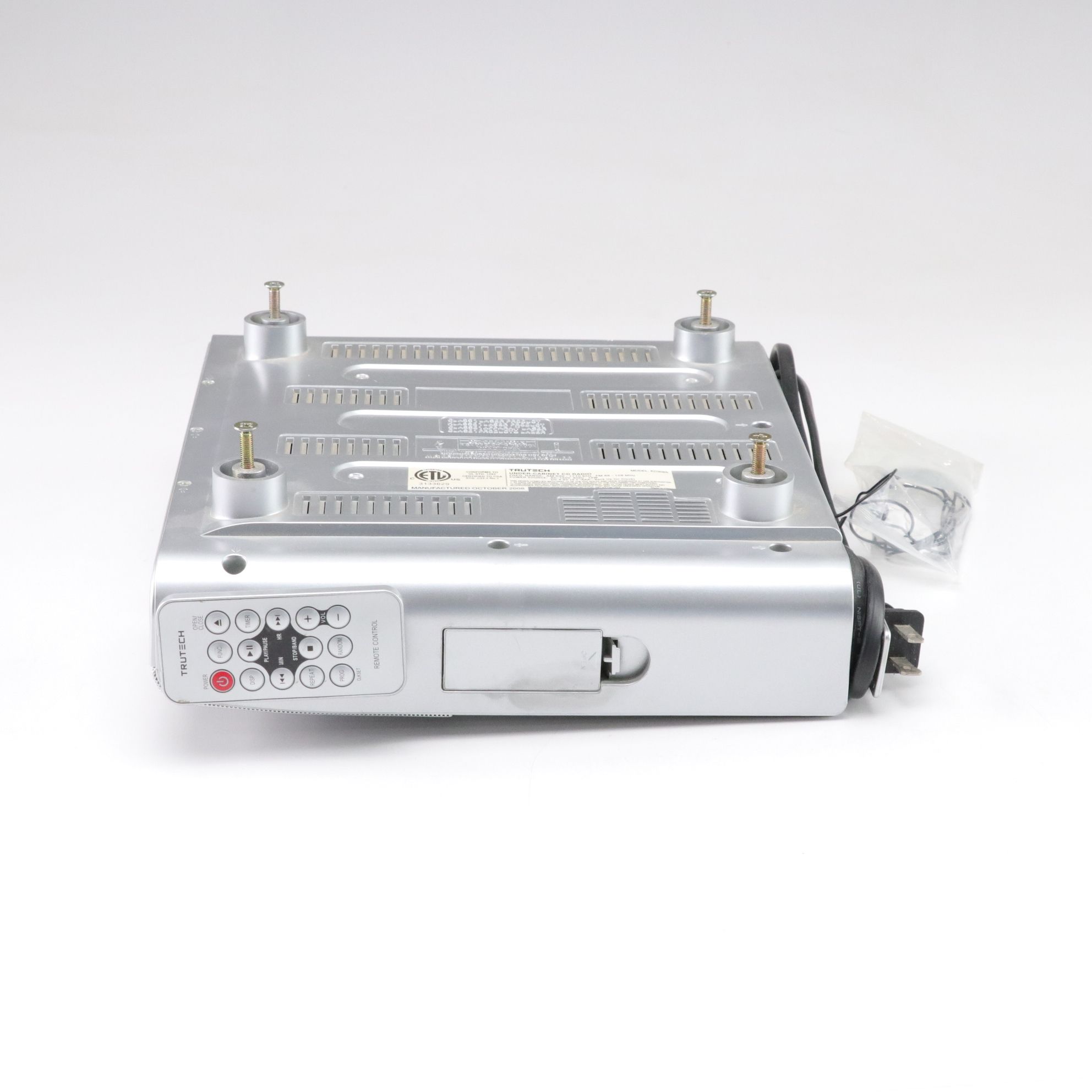 Trutech Under-Cabinet CD Player and Radio, 2008
