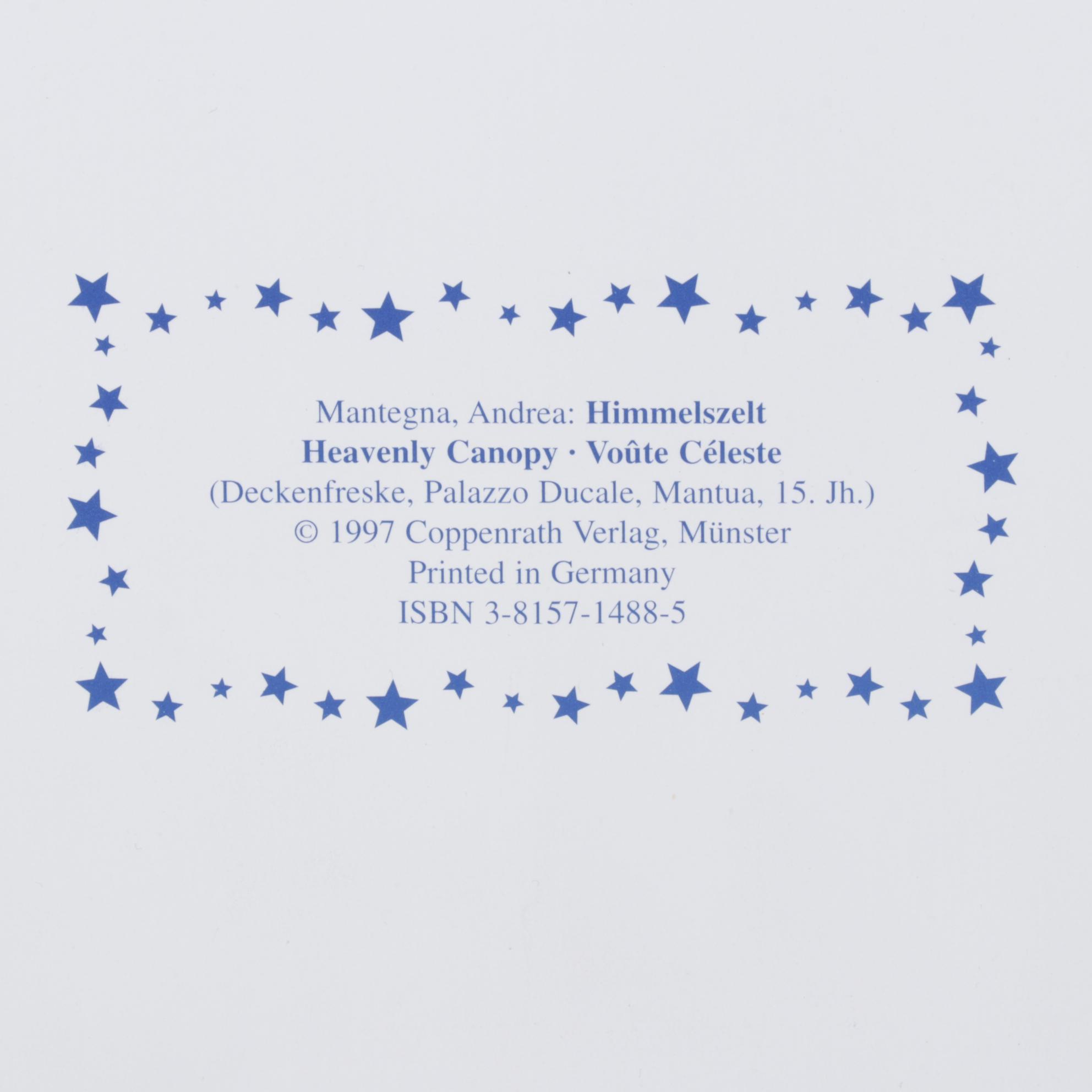 Offset Lithograph After Andrea Mantegna "Heavenly Canopy" for Advent Calendar