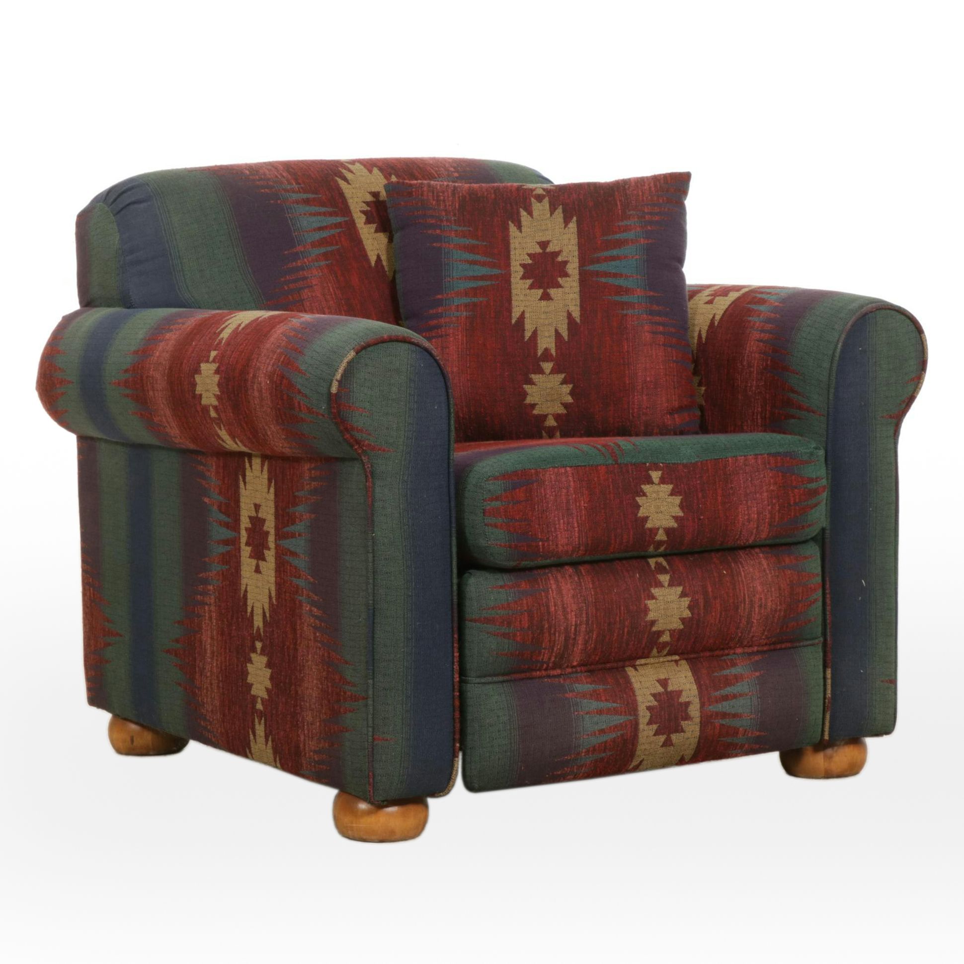 Lazarus "Genuine Peoploungers" Upholstered Lounge Chair, Late 20th Century