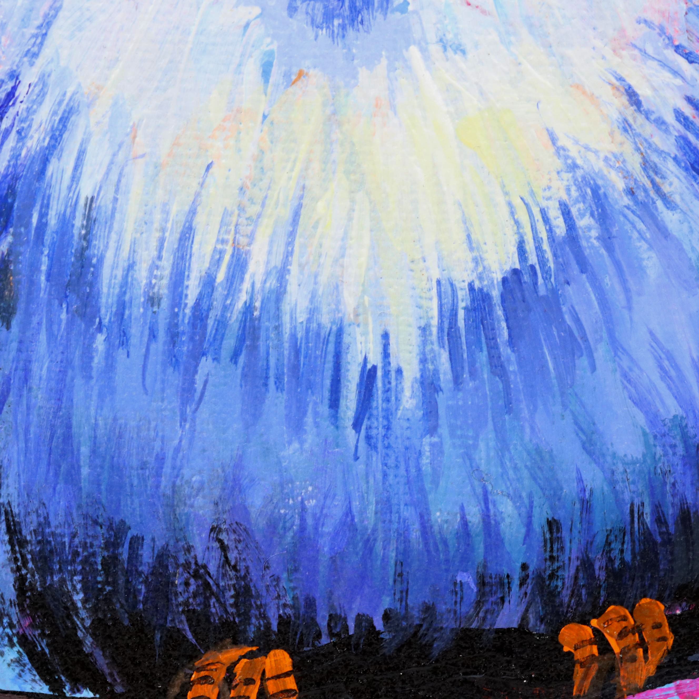 Doug "Bumo" Johnpeer Oil Painting of a Bird, 2025