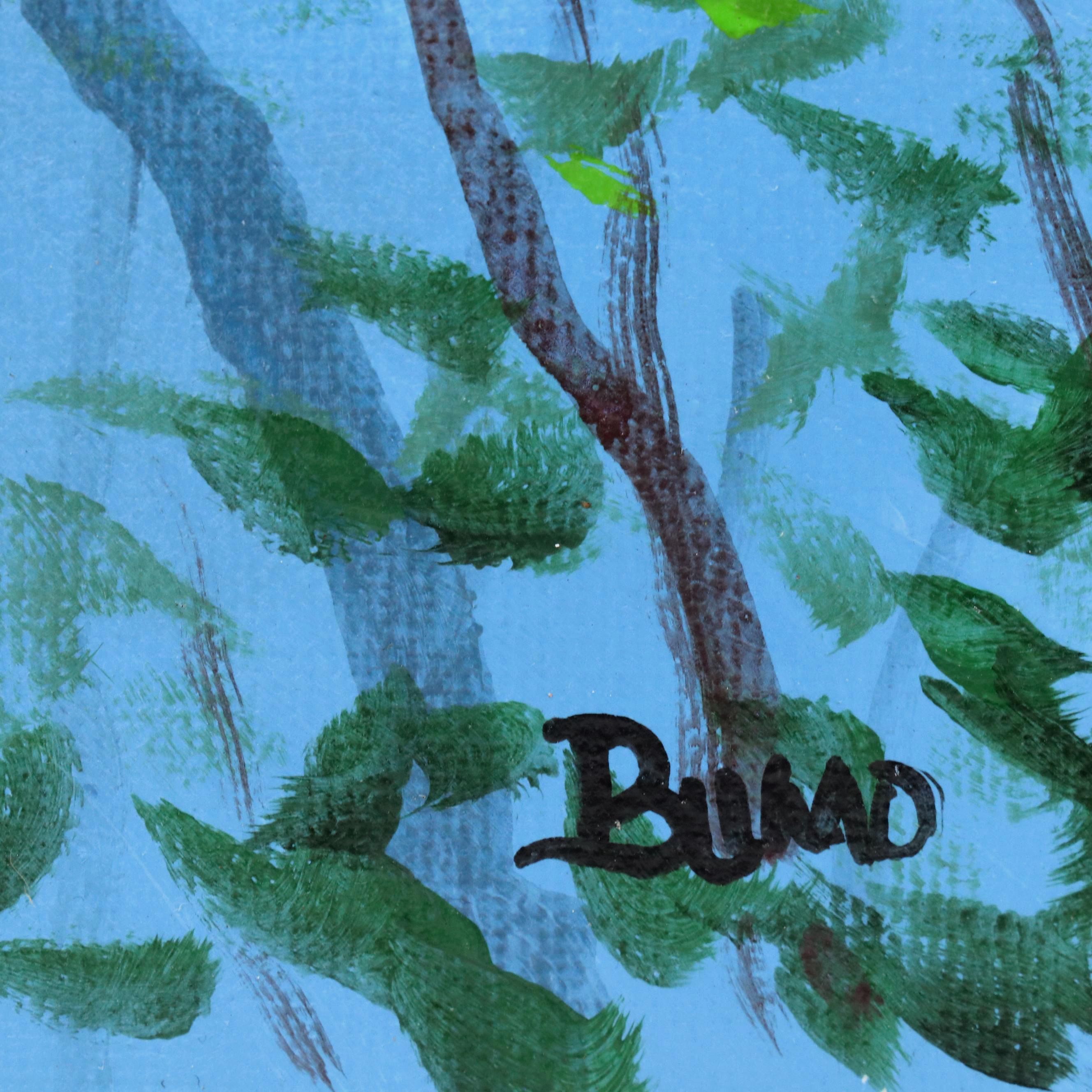 Doug "Bumo" Johnpeer Oil Painting of a Bird, 2025