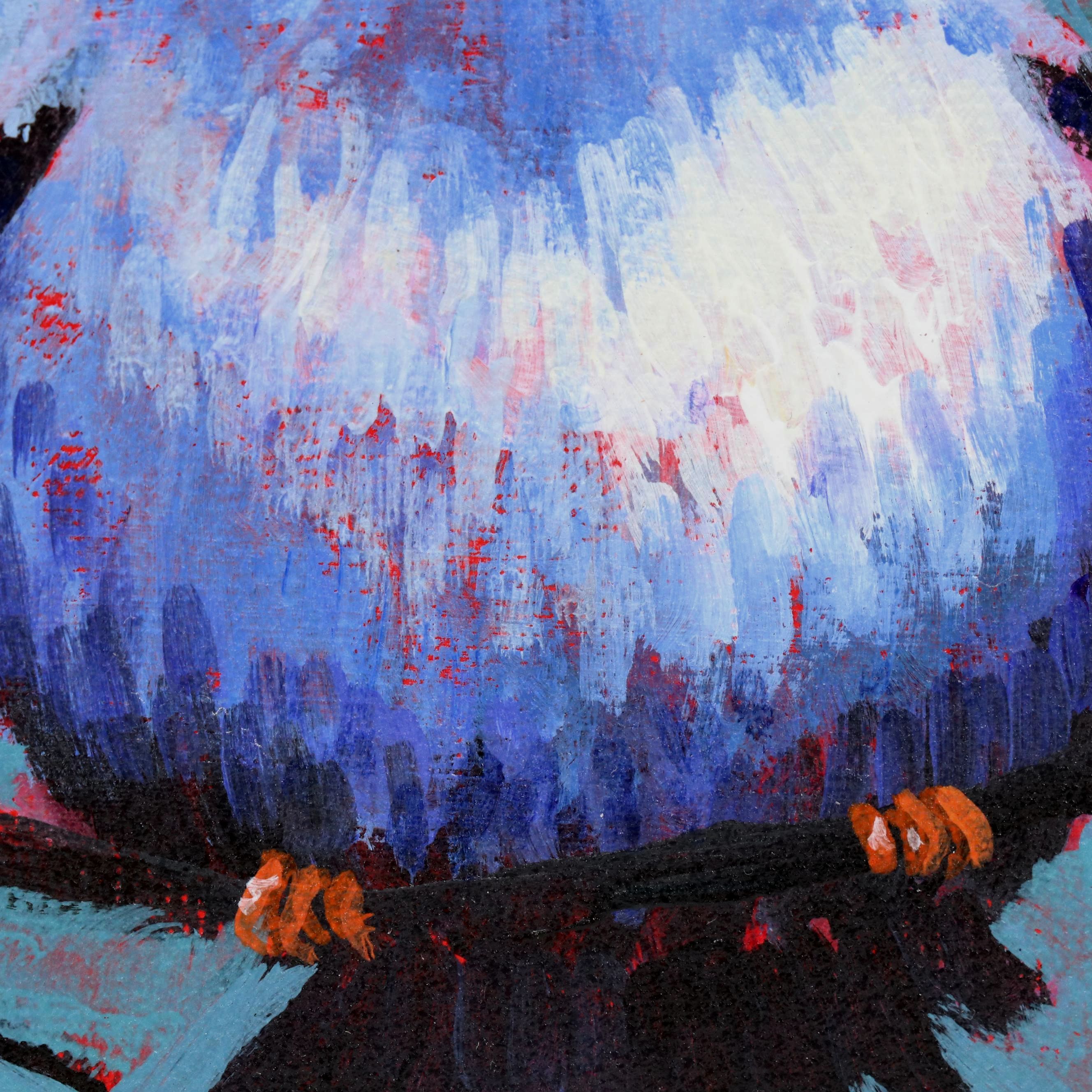 Doug "Bumo" Johnpeer Oil Painting of an Owl, 2025