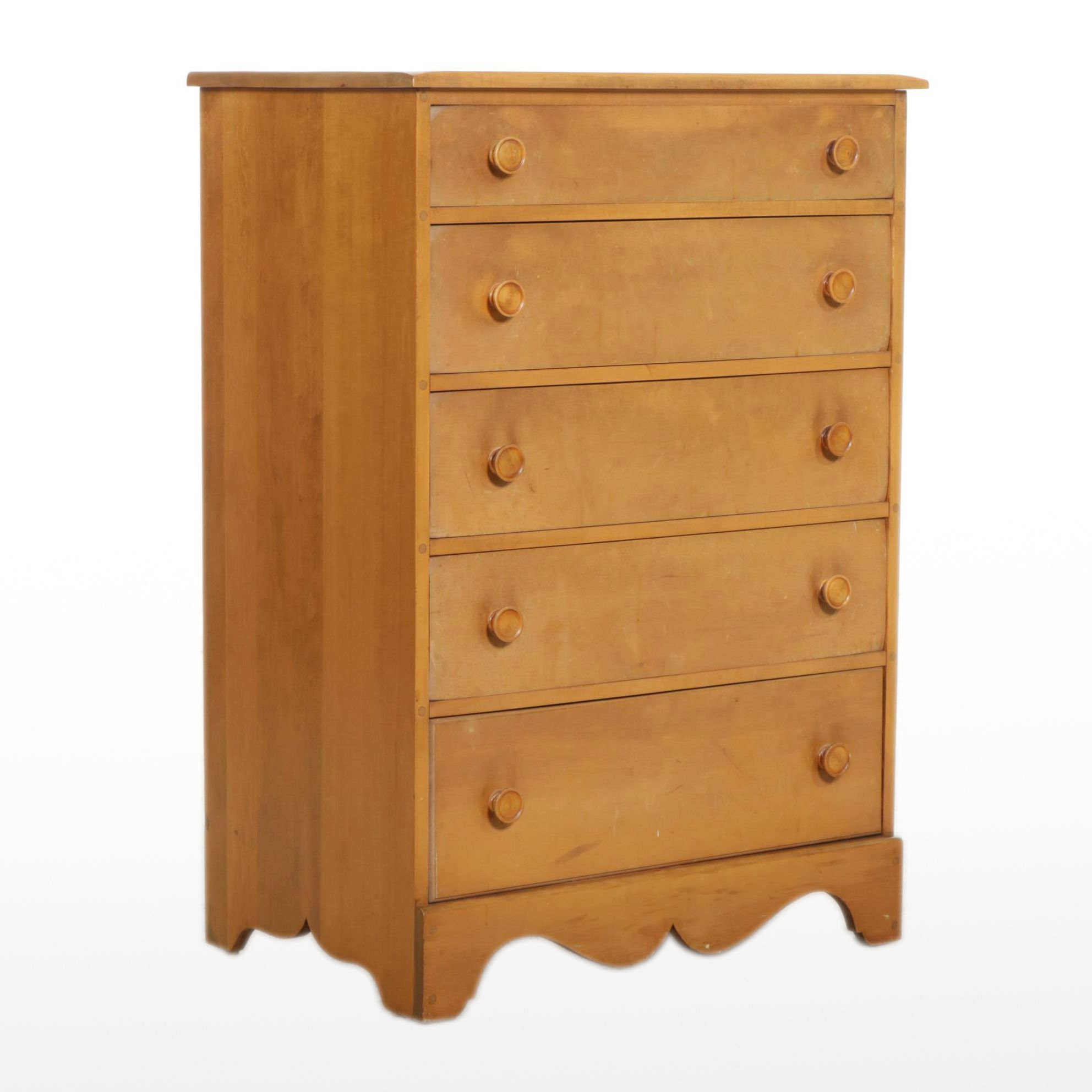 Maple Chest of Drawers, Late 20th Century