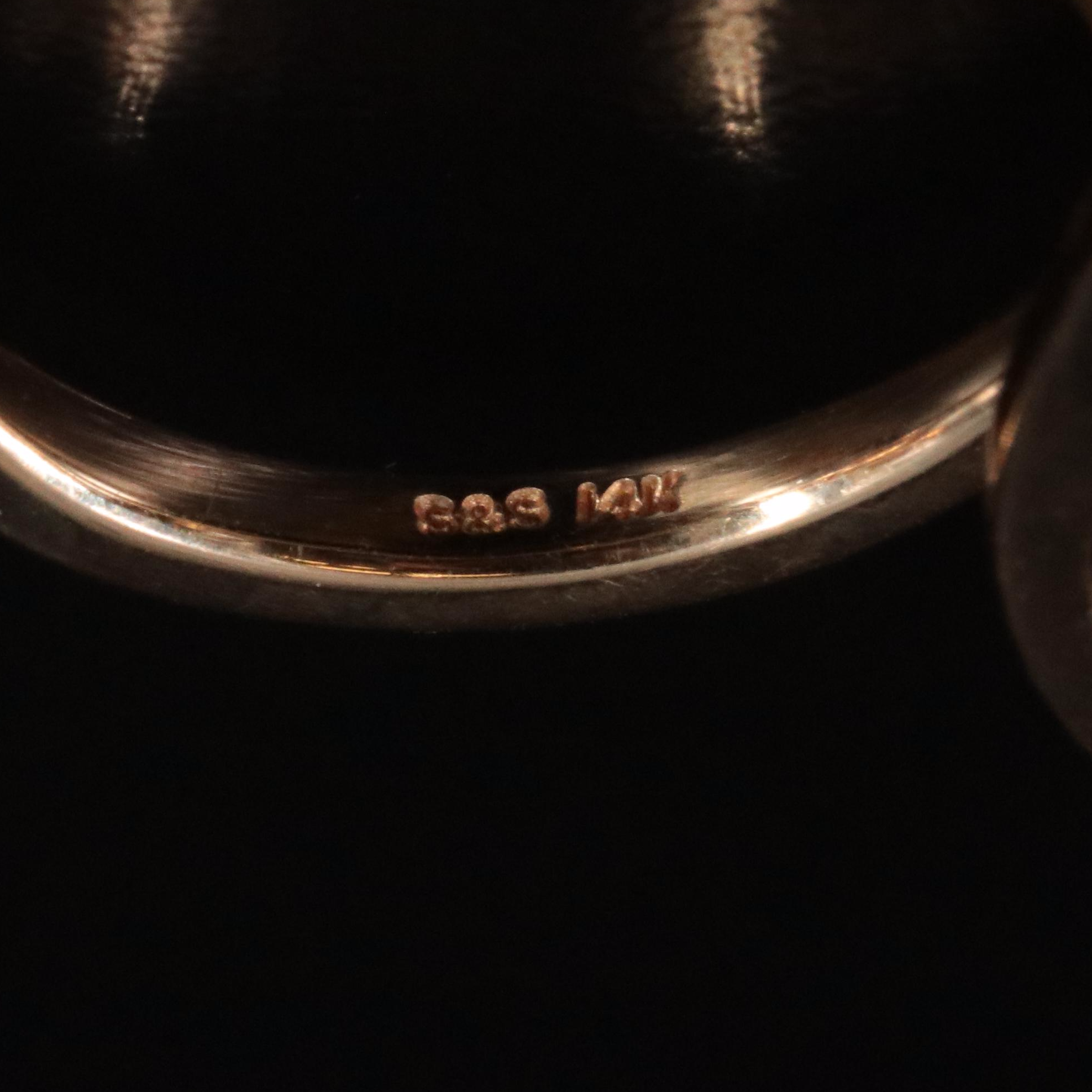 14K 0.42 CTW Hinged Enhancer Ring