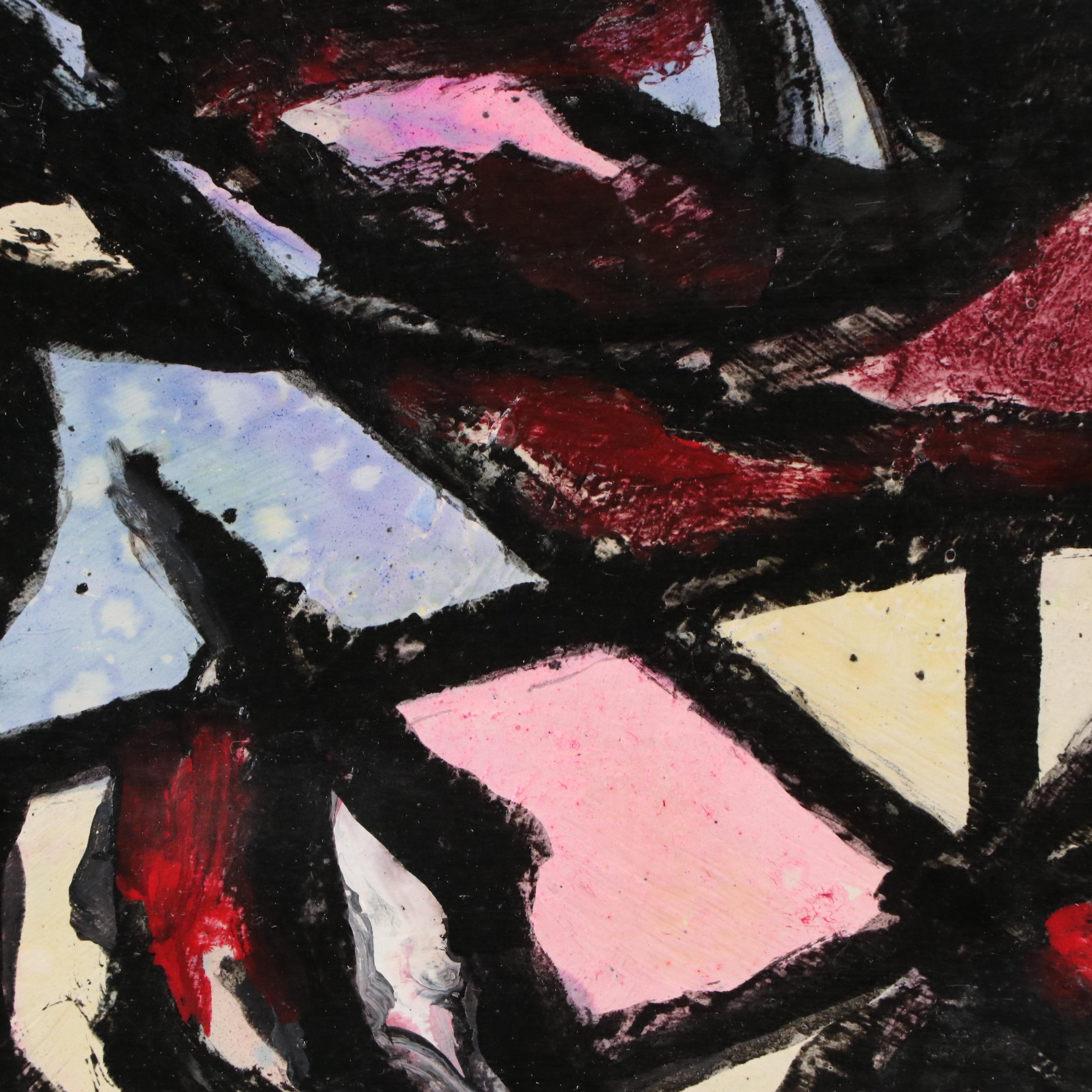 Albert “Alberto” Juliano Abstract Expressionistic Acrylic Painting, 21st Century