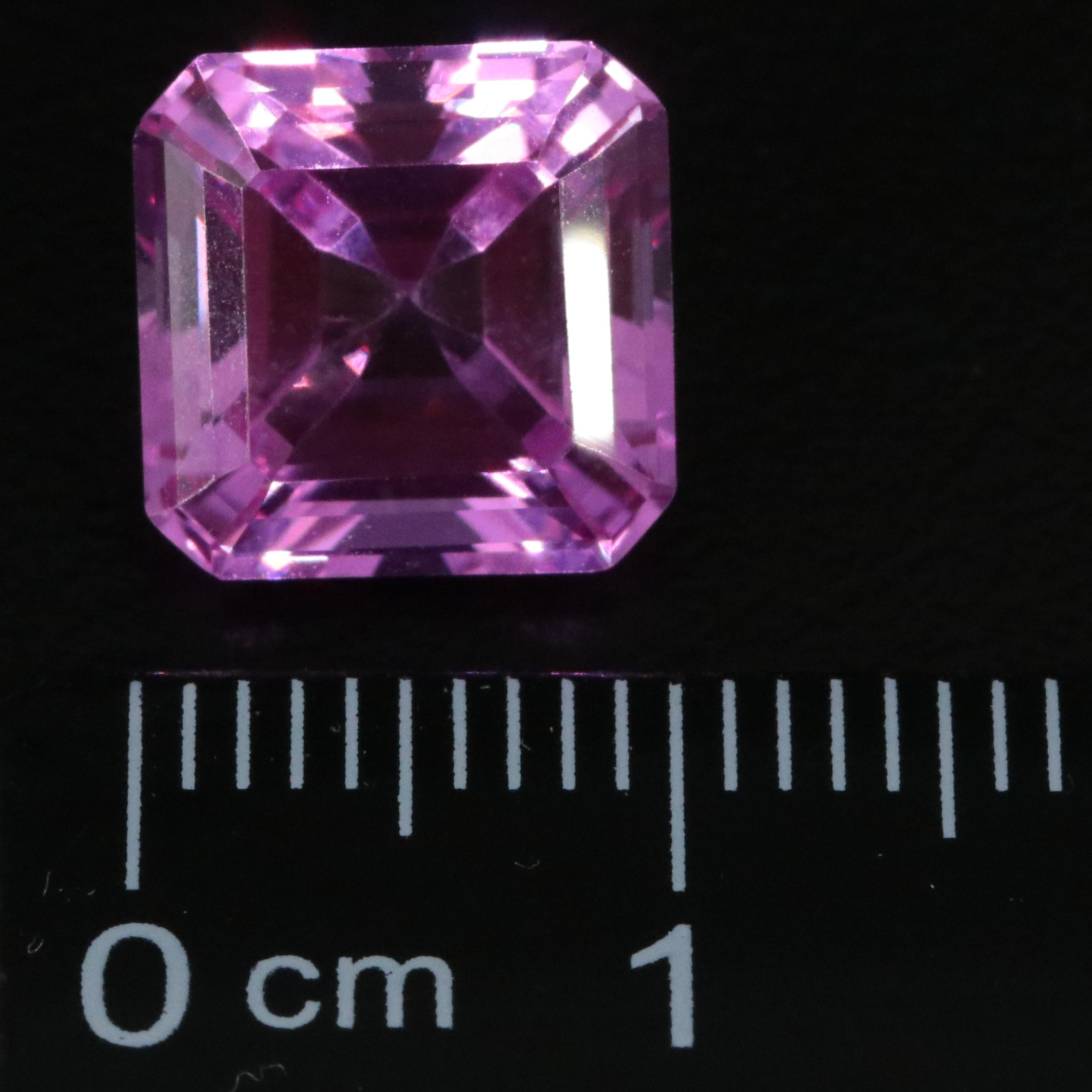 Loose 6.03 CT Lab Grown Pink Sapphire