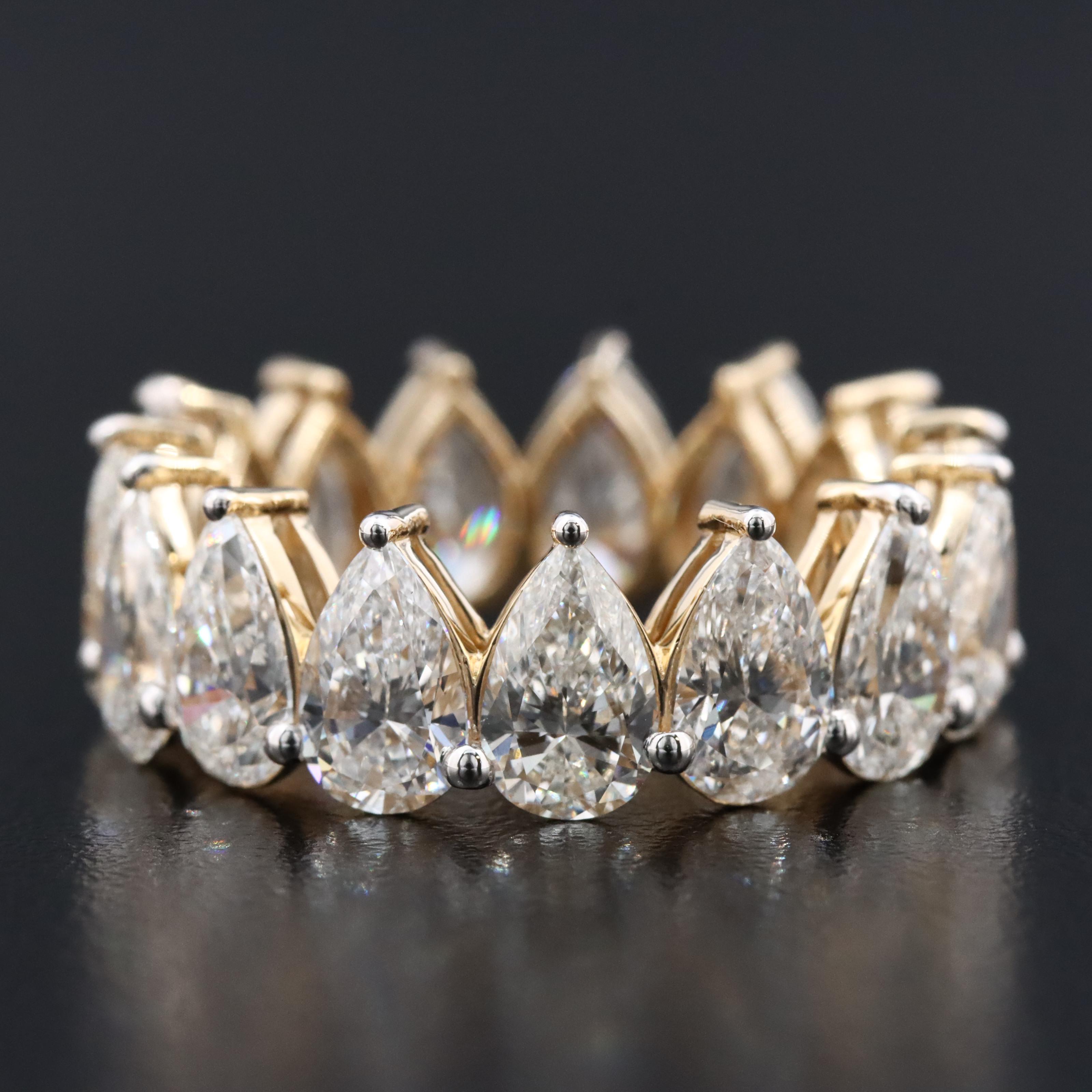 14K 8.34 CTW Lab Grown Diamond Eternity Band