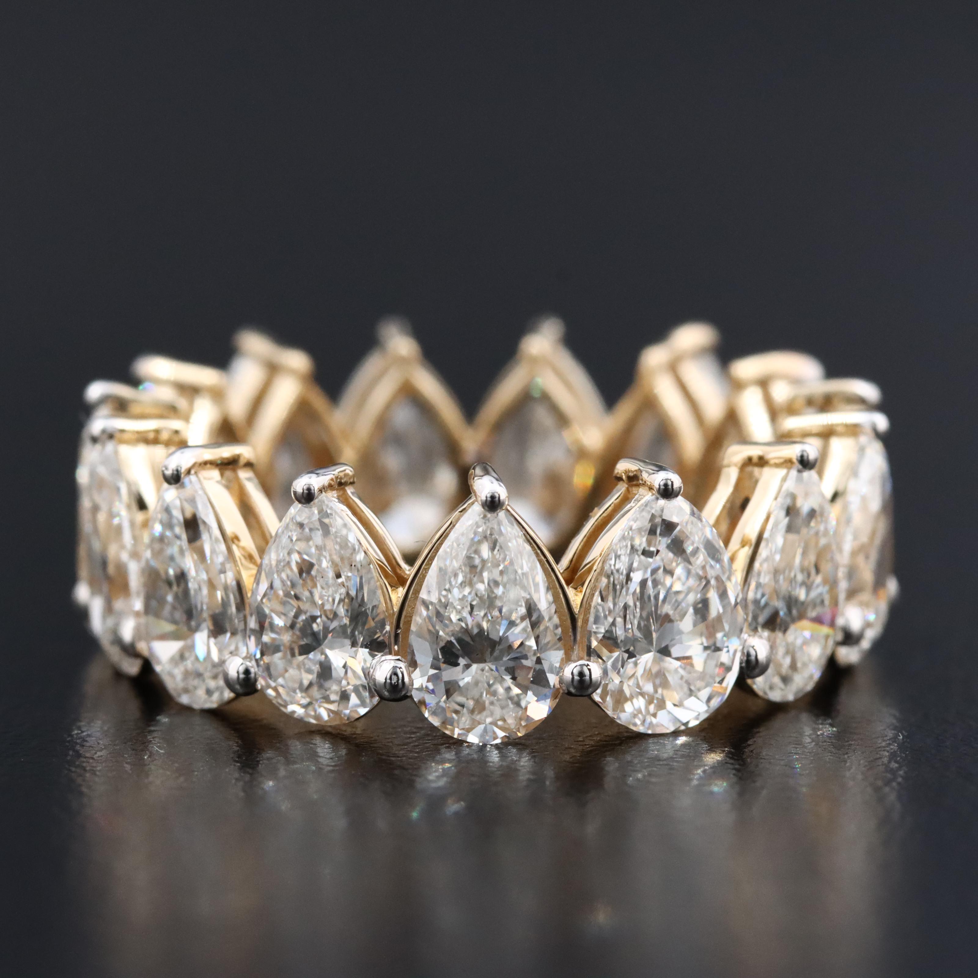 14K 8.34 CTW Lab Grown Diamond Eternity Band