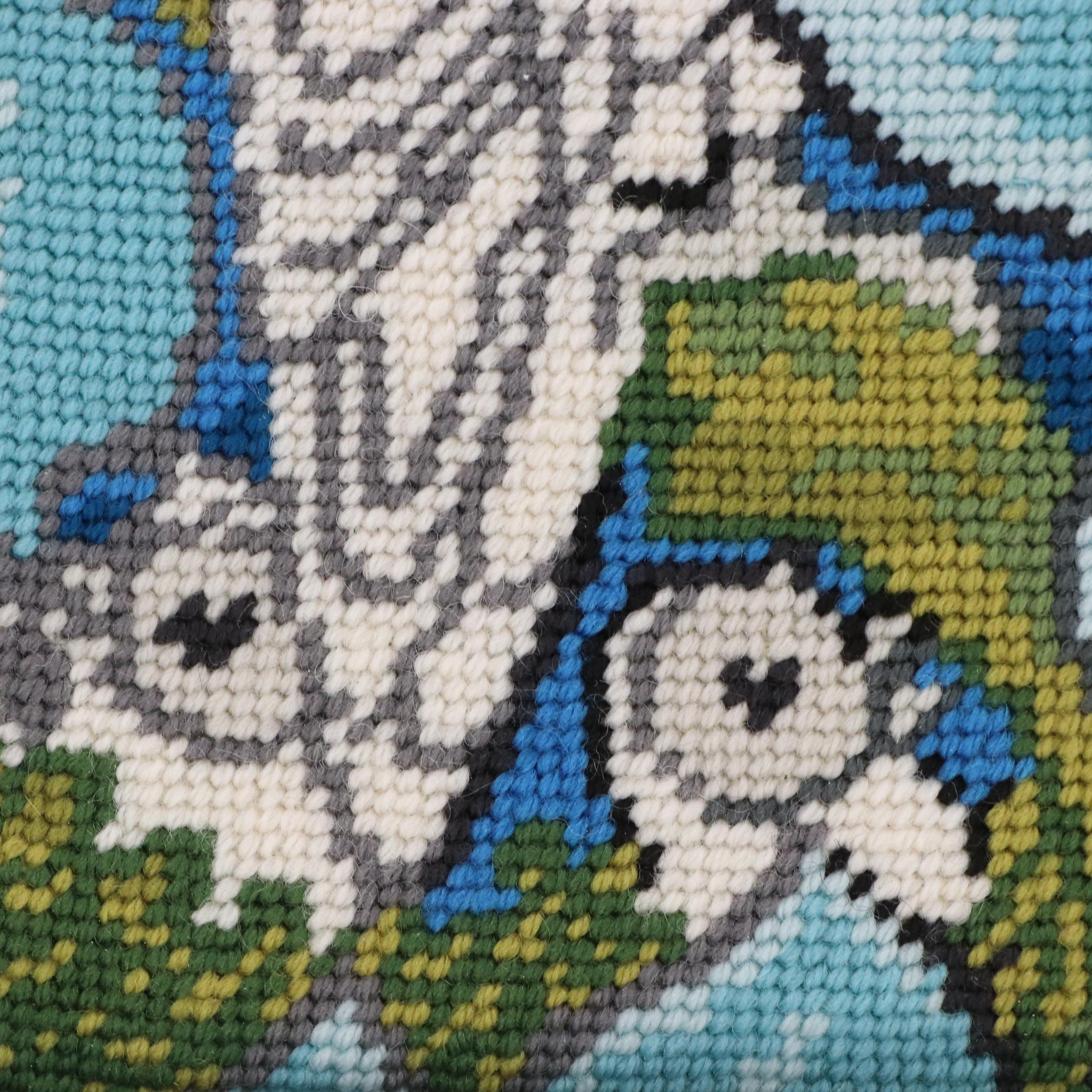 Kathleen Graf Needlepoint Panel "The Owl" by C.F.A. Voysey