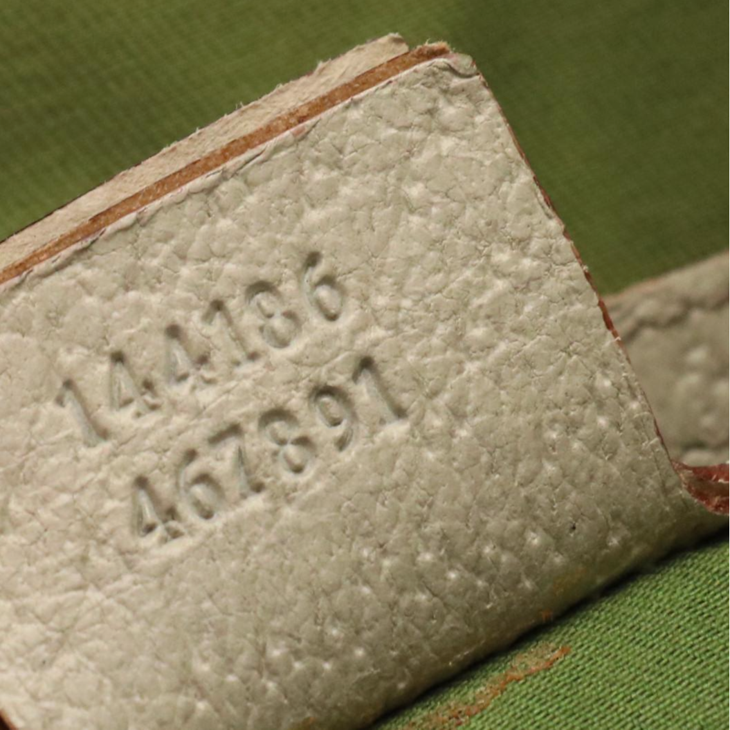 Gucci Grommet Embellished Web Strap Hobo Bag in GG Canvas and Cinghiale Leather