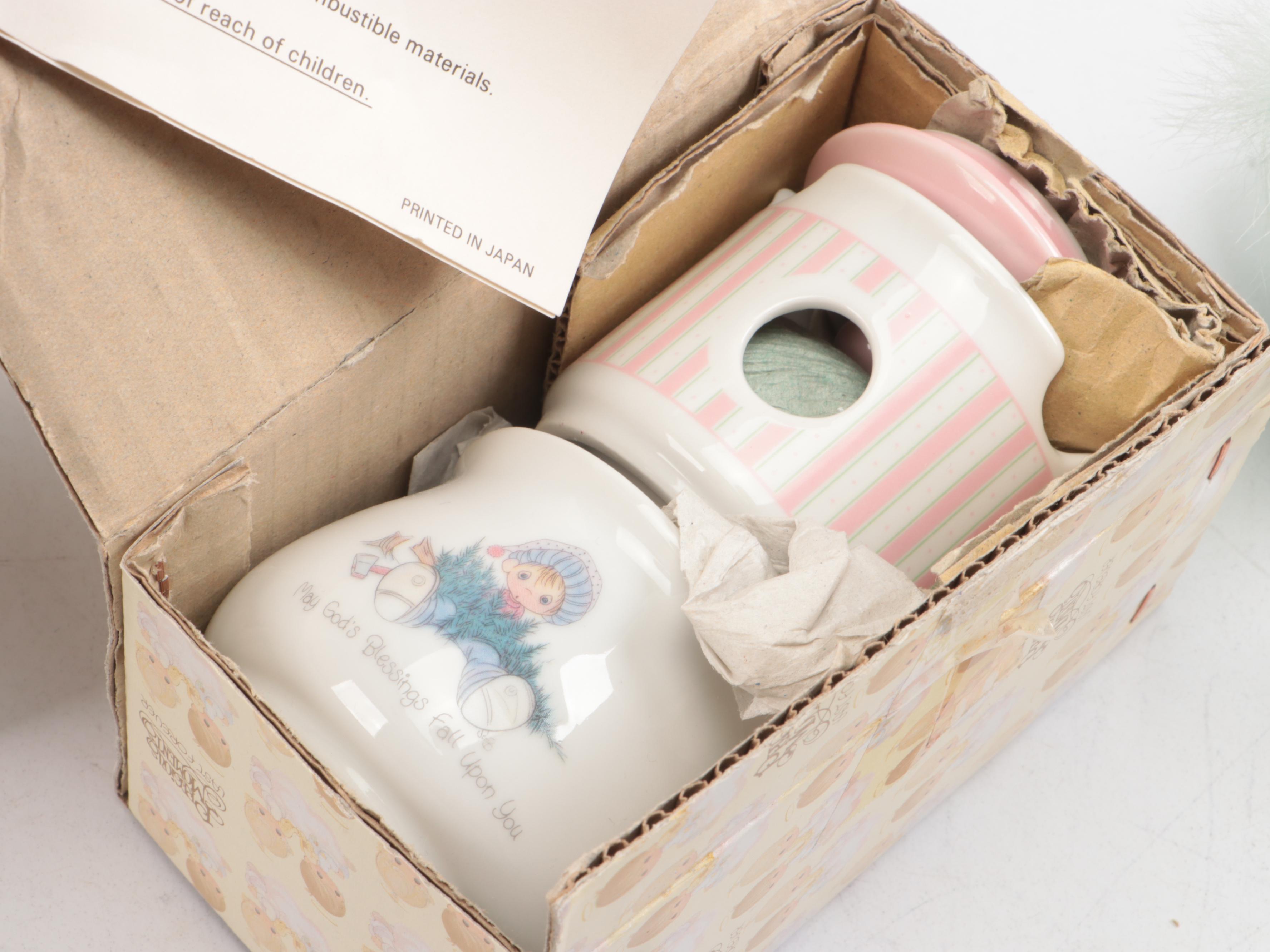 Precious Moments "Bless You Two" and Other Figurines, Dolls, and Home Décor