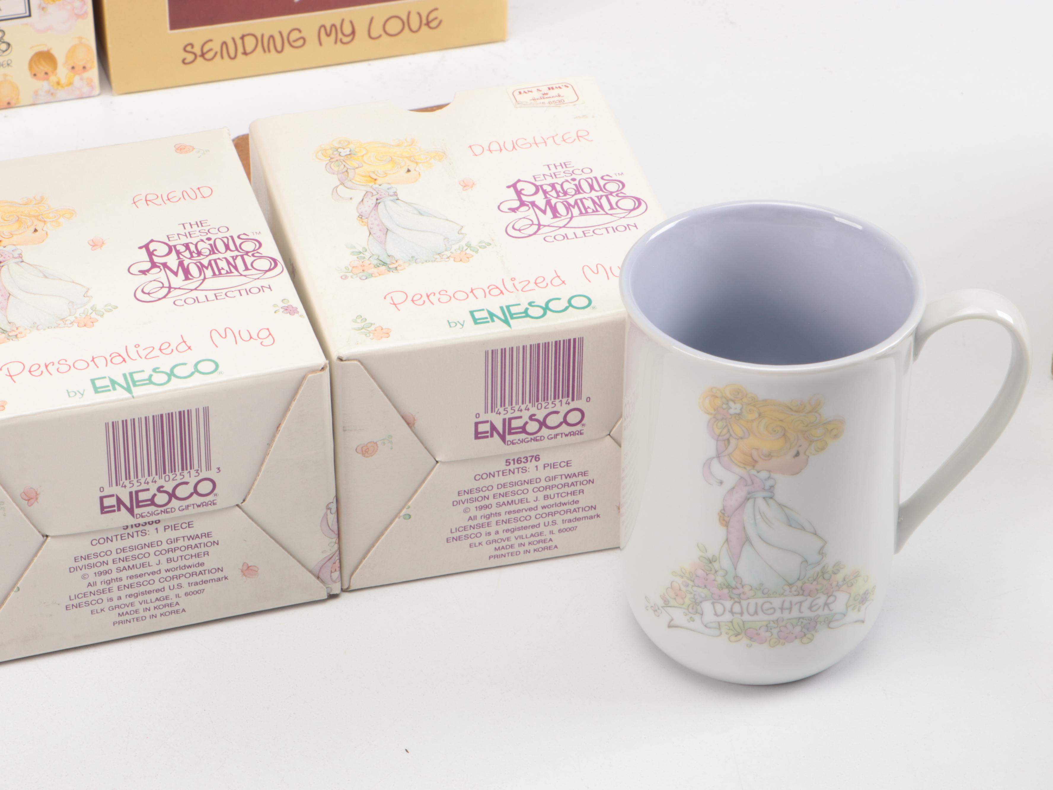 Precious Moments "Bless You Two" and Other Figurines, Dolls, and Home Décor