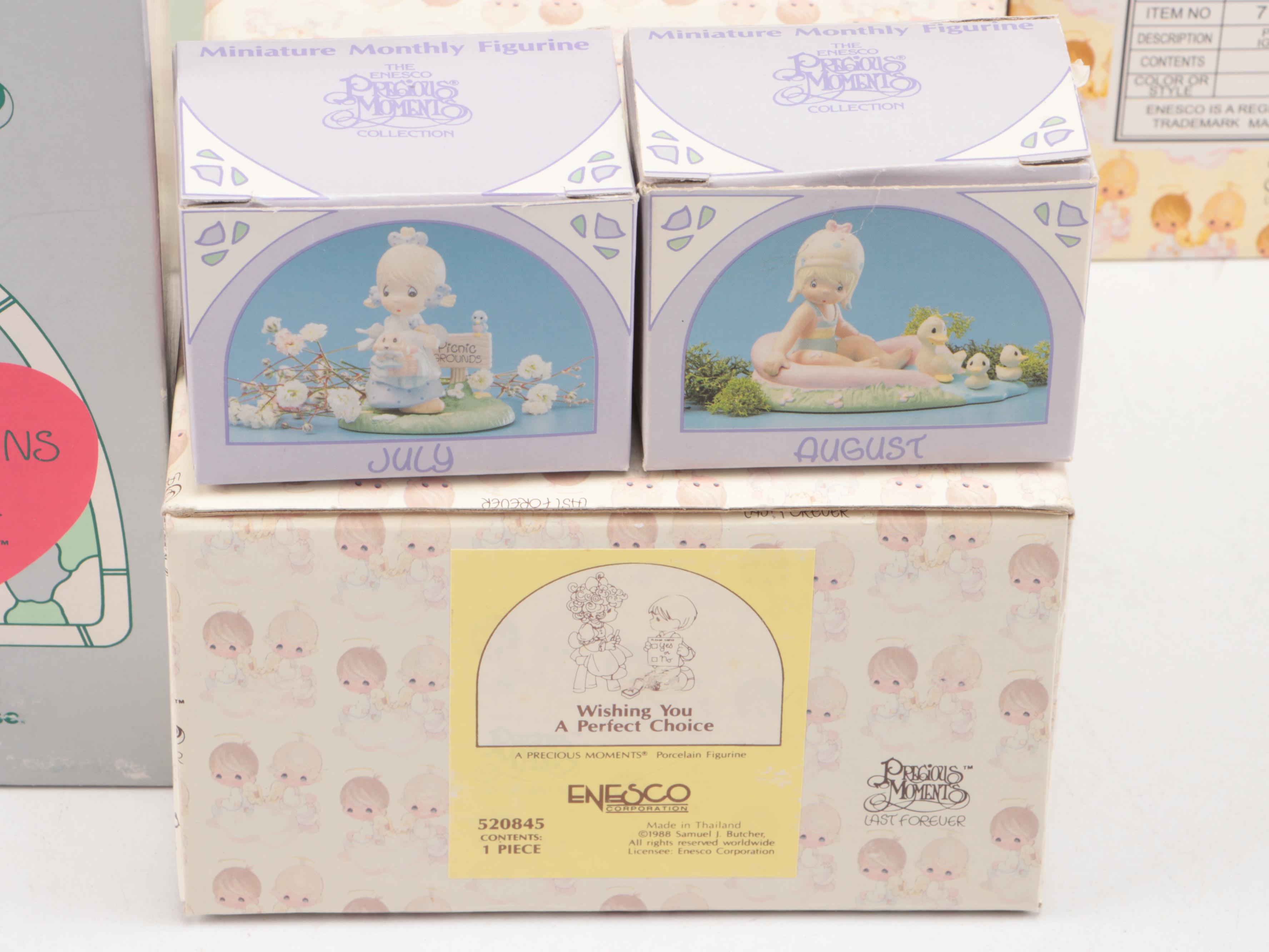 Precious Moments "Bless You Two" and Other Figurines, Dolls, and Home Décor