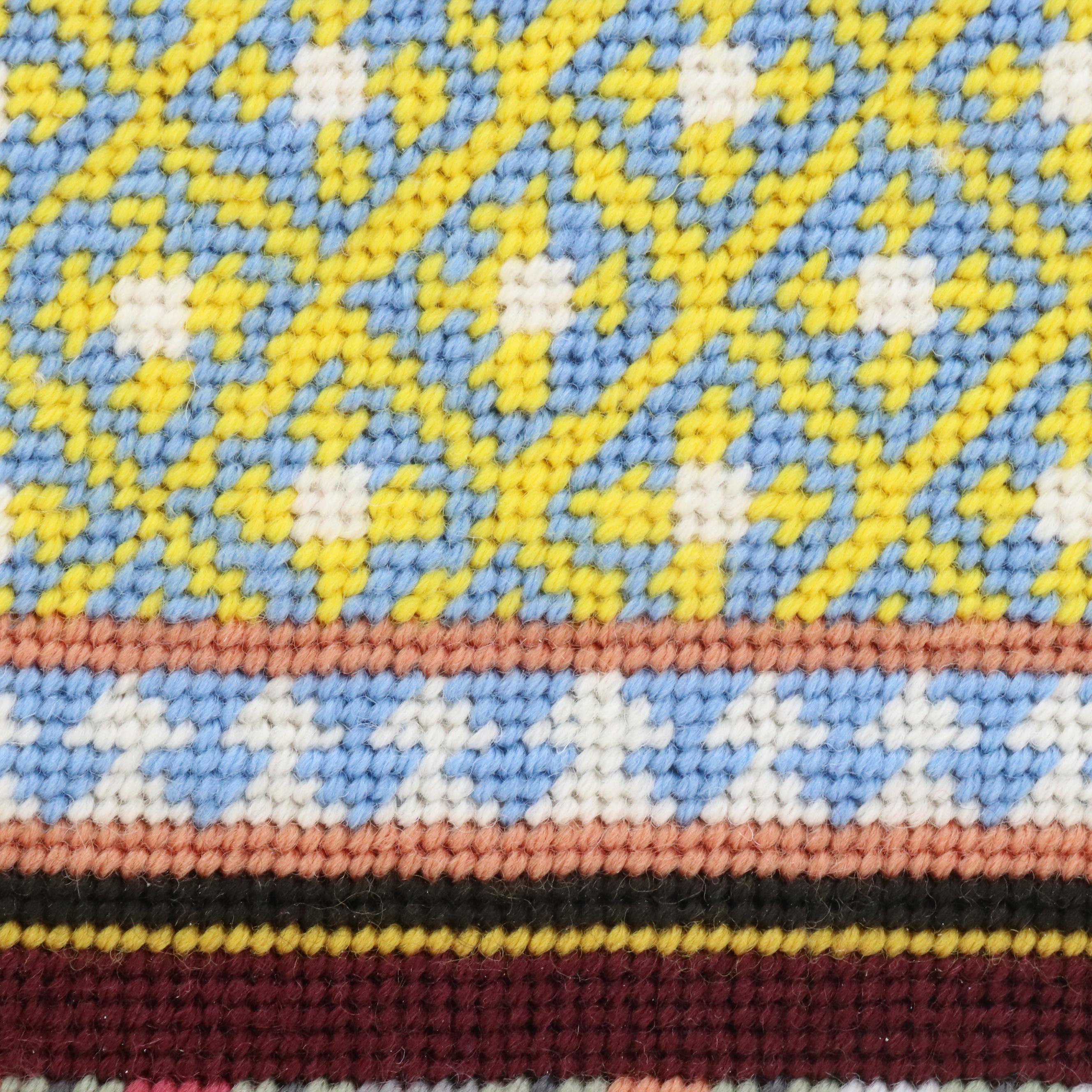 Kathleen Graf Needlepoint "Country Flowers" Design by Riverdrift House