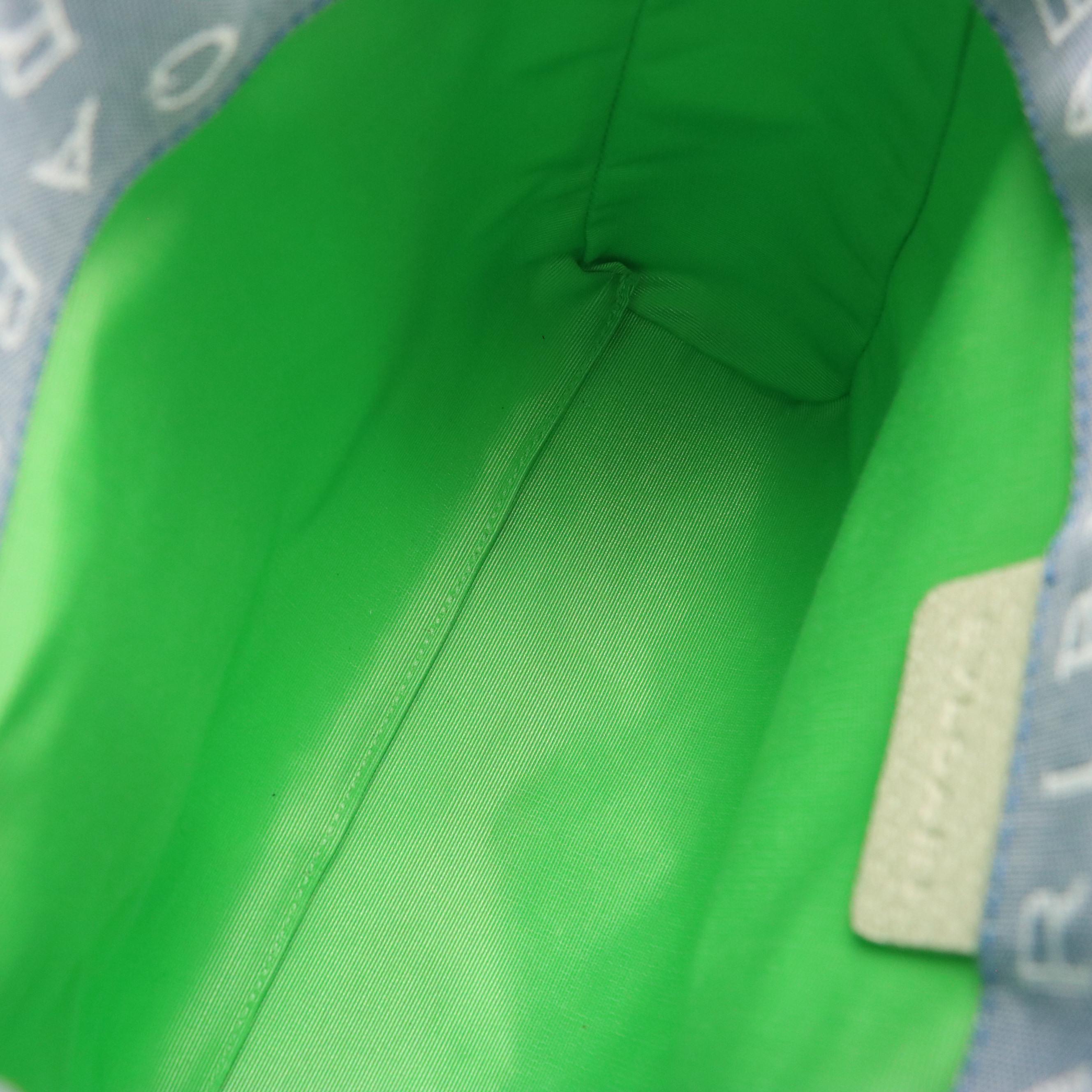 BVLGARI Fanny Mini Tote in Logomania Canvas with Leather Trim and Box