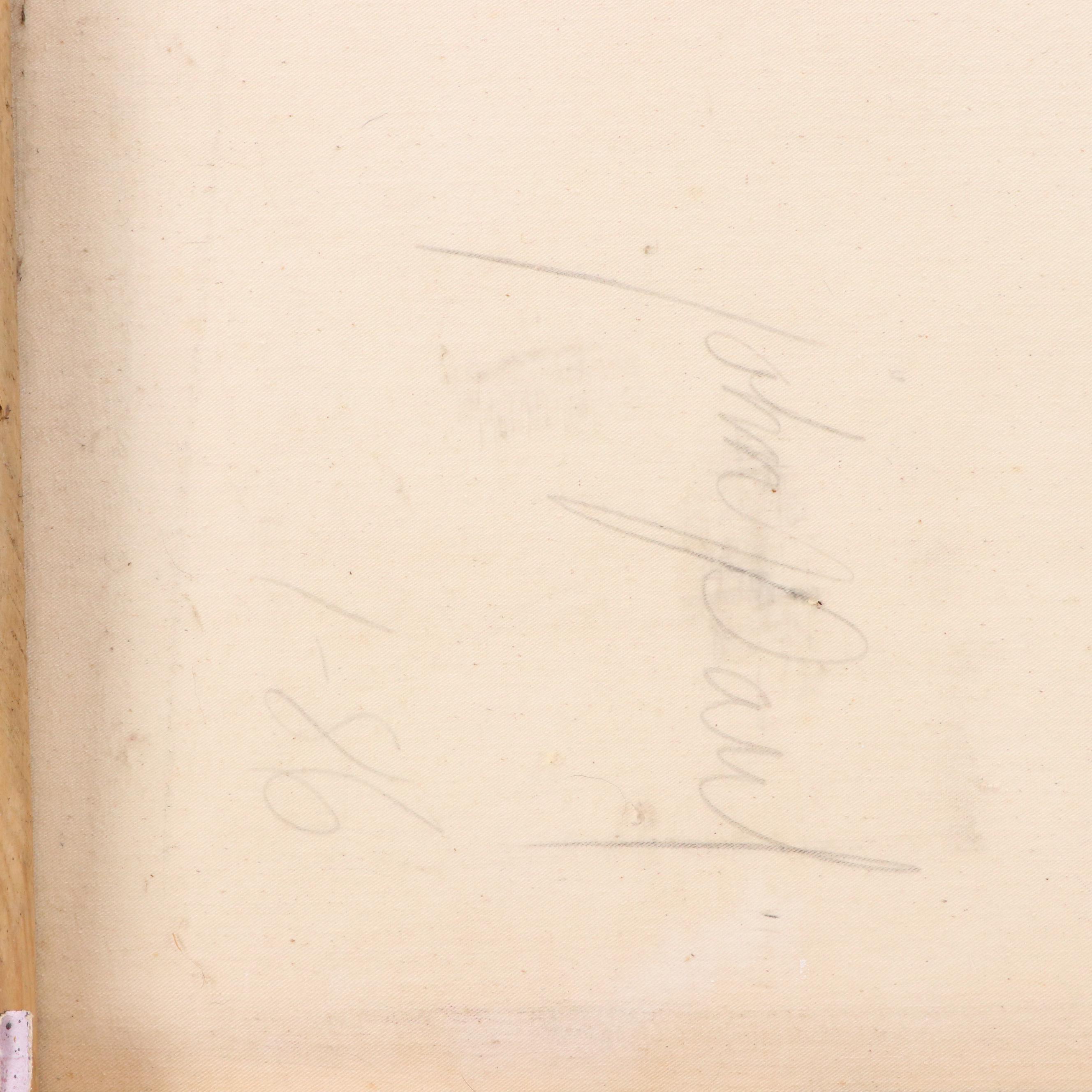 Gary E. Cornwell Abstract Acrylic Painting "Mossy Pond," 2014