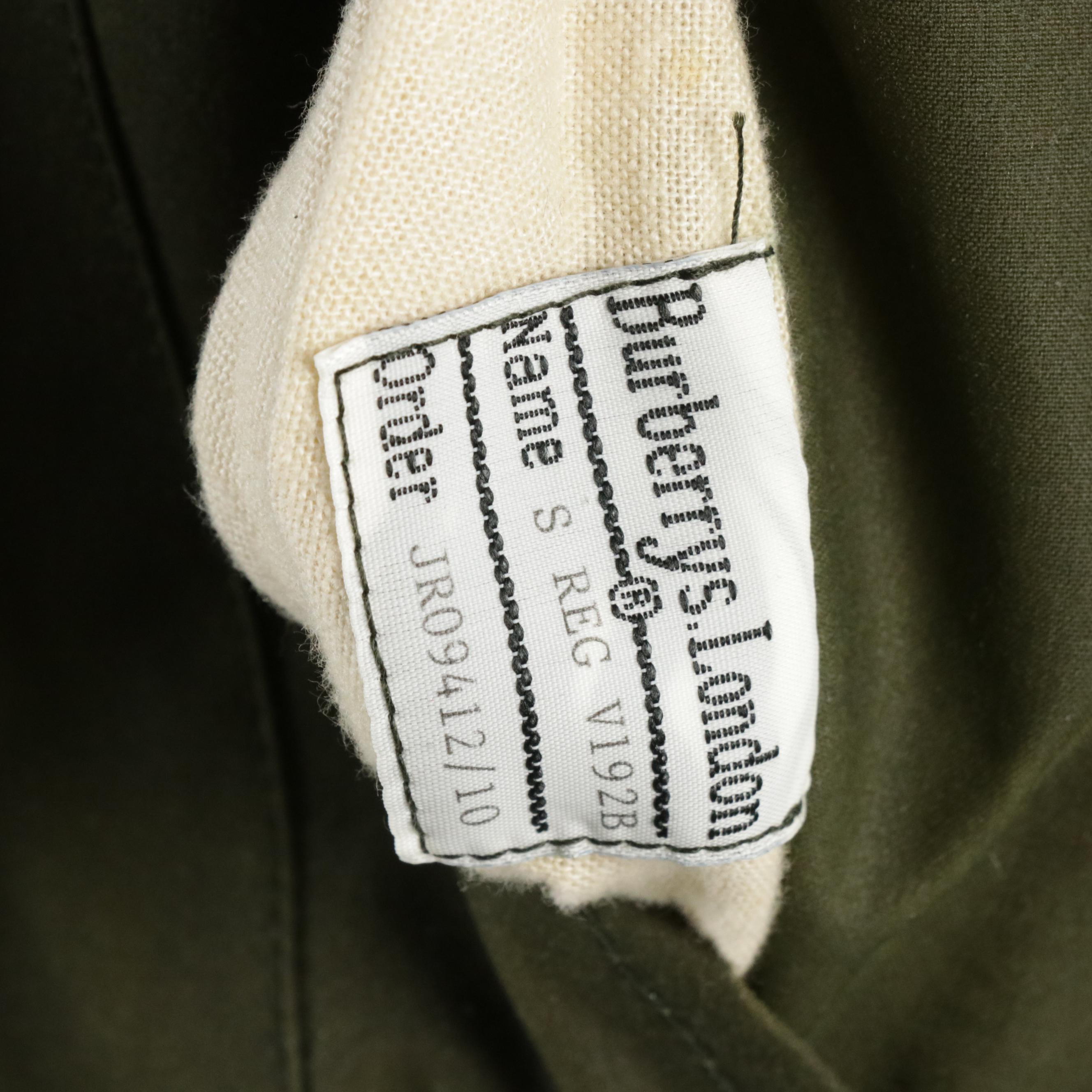 Men's Burberrys Insulated Chore Coat in Waxed Cotton