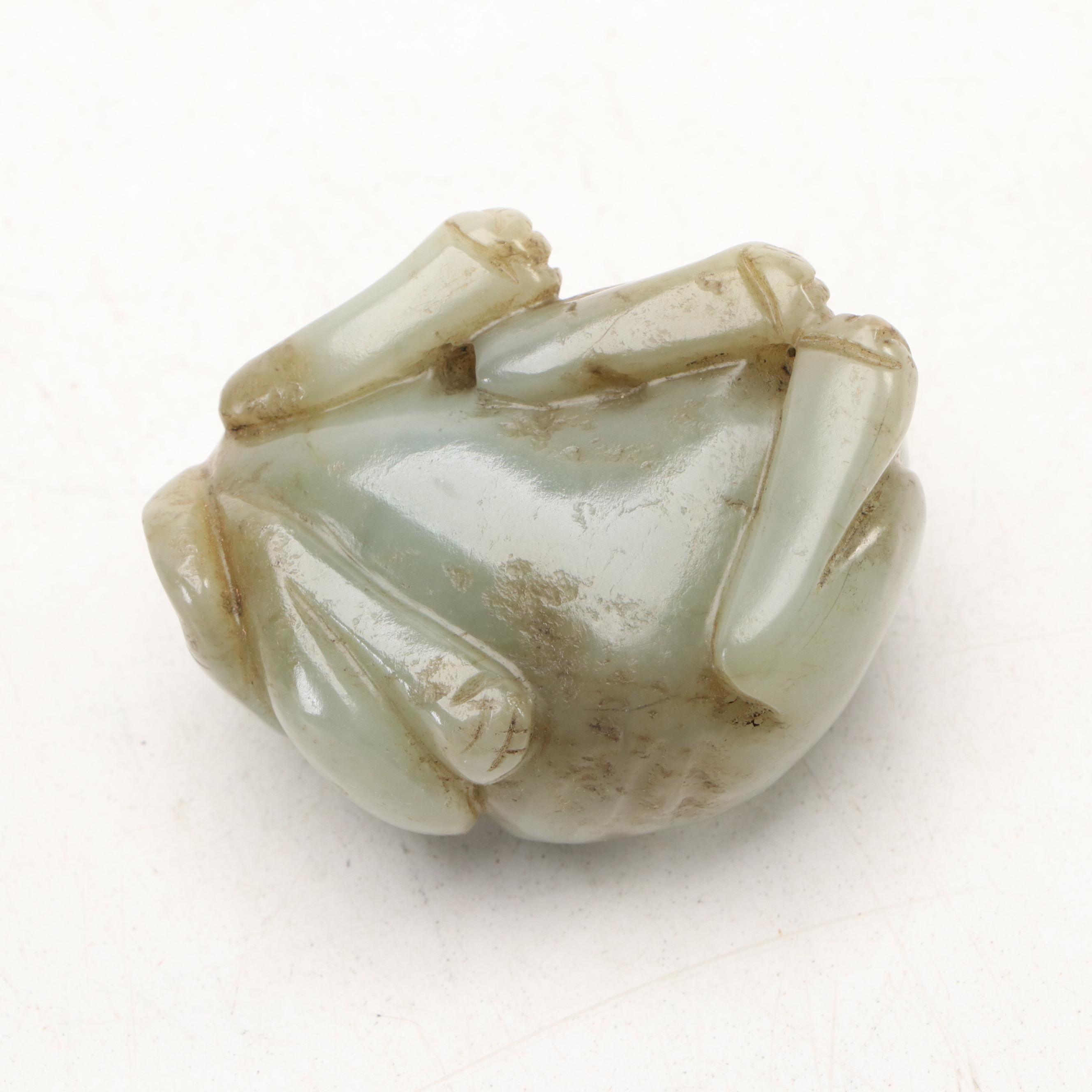 Chinese Carved Nephrite Cat