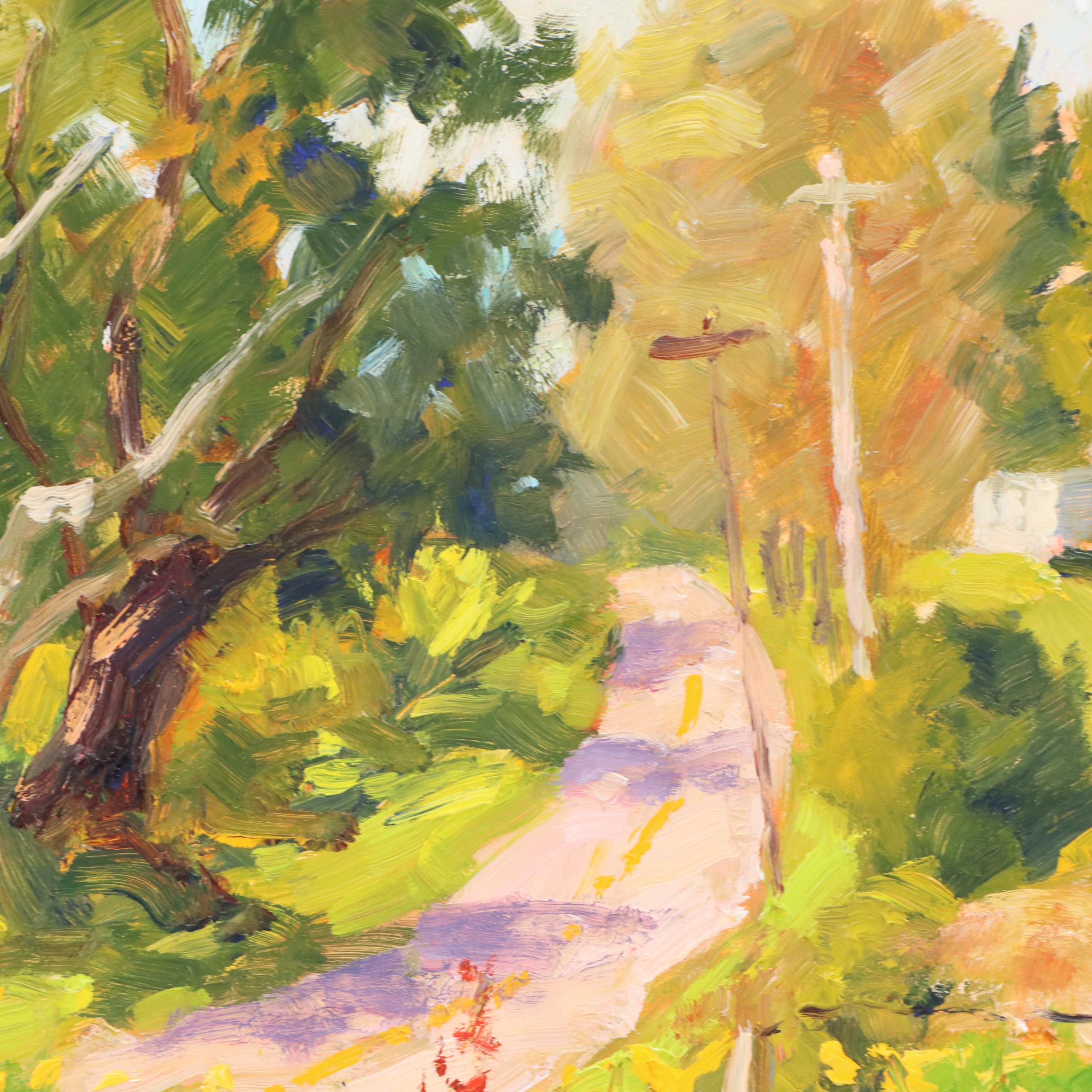 Geoff Bladon Landscape Oil Painting "Near Whitefield"