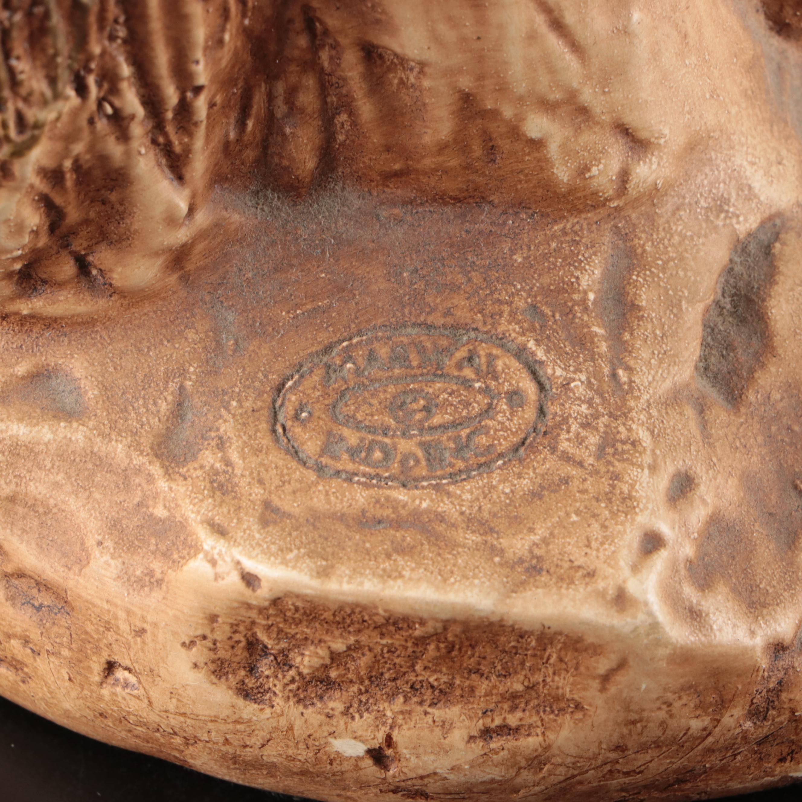 Marwal Ind. Inc. Chalkware Fisherman, Late 20th Century