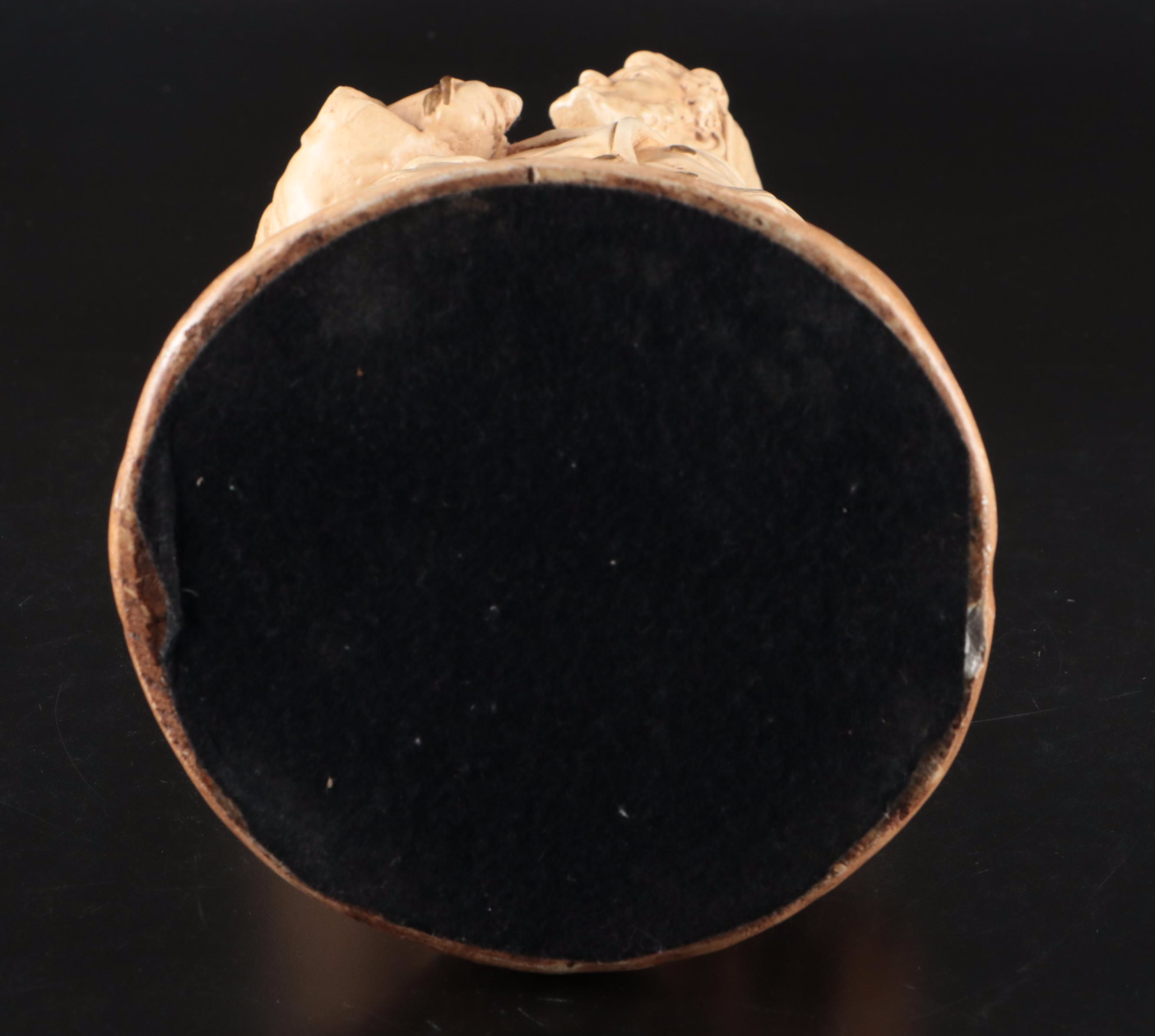 Marwal Ind. Inc. Chalkware Fisherman, Late 20th Century