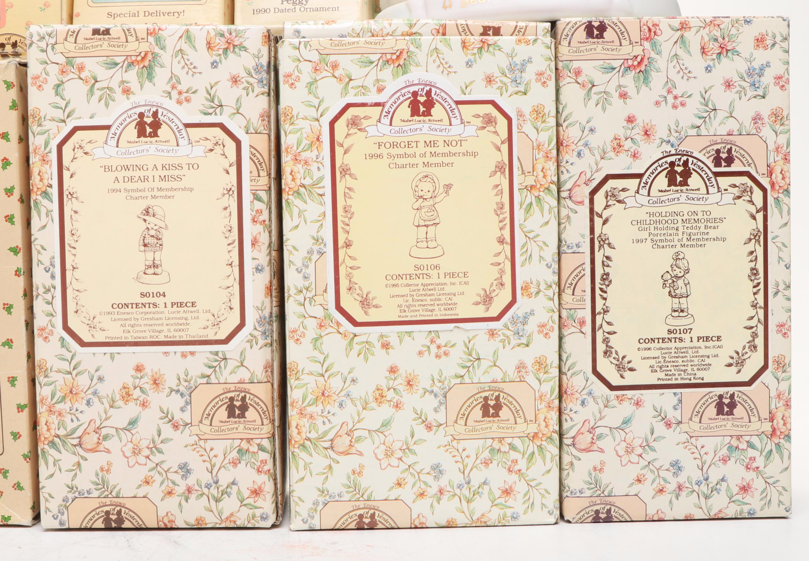 Precious Moments and Memories of Yesterday Assorted Figurines and Other Décor