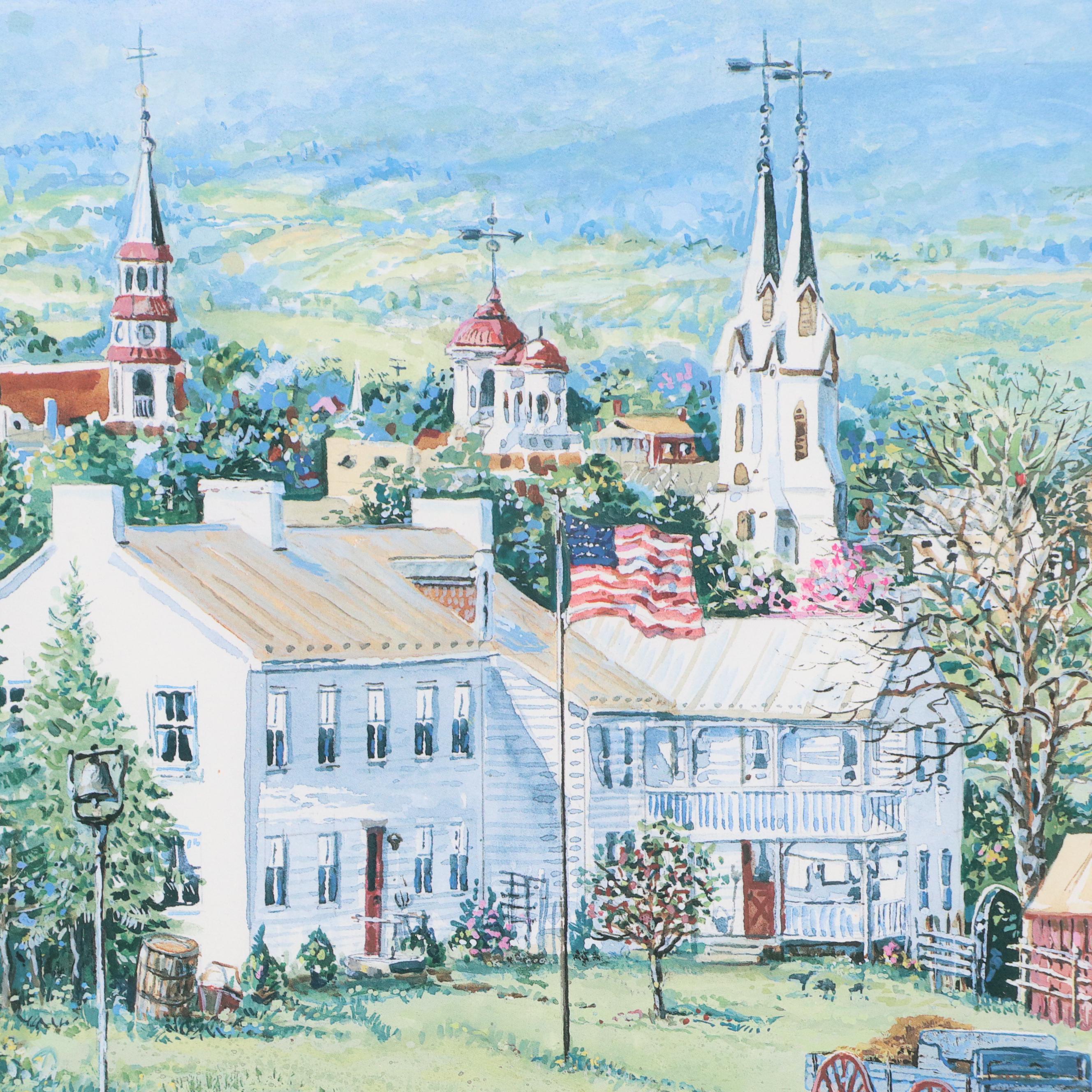 Barry D. Richardson Offset Lithograph "Frederick Towne"