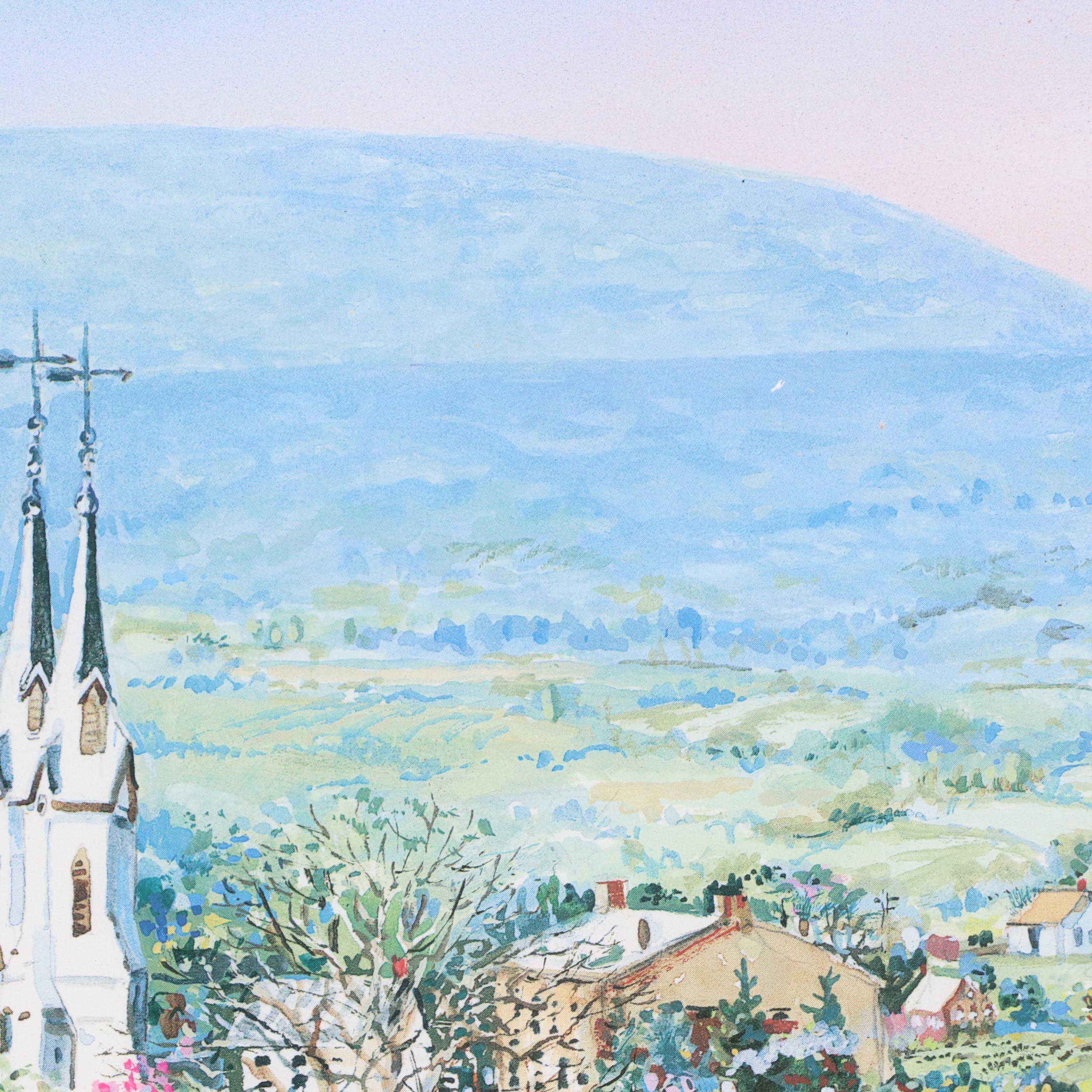 Barry D. Richardson Offset Lithograph "Frederick Towne"