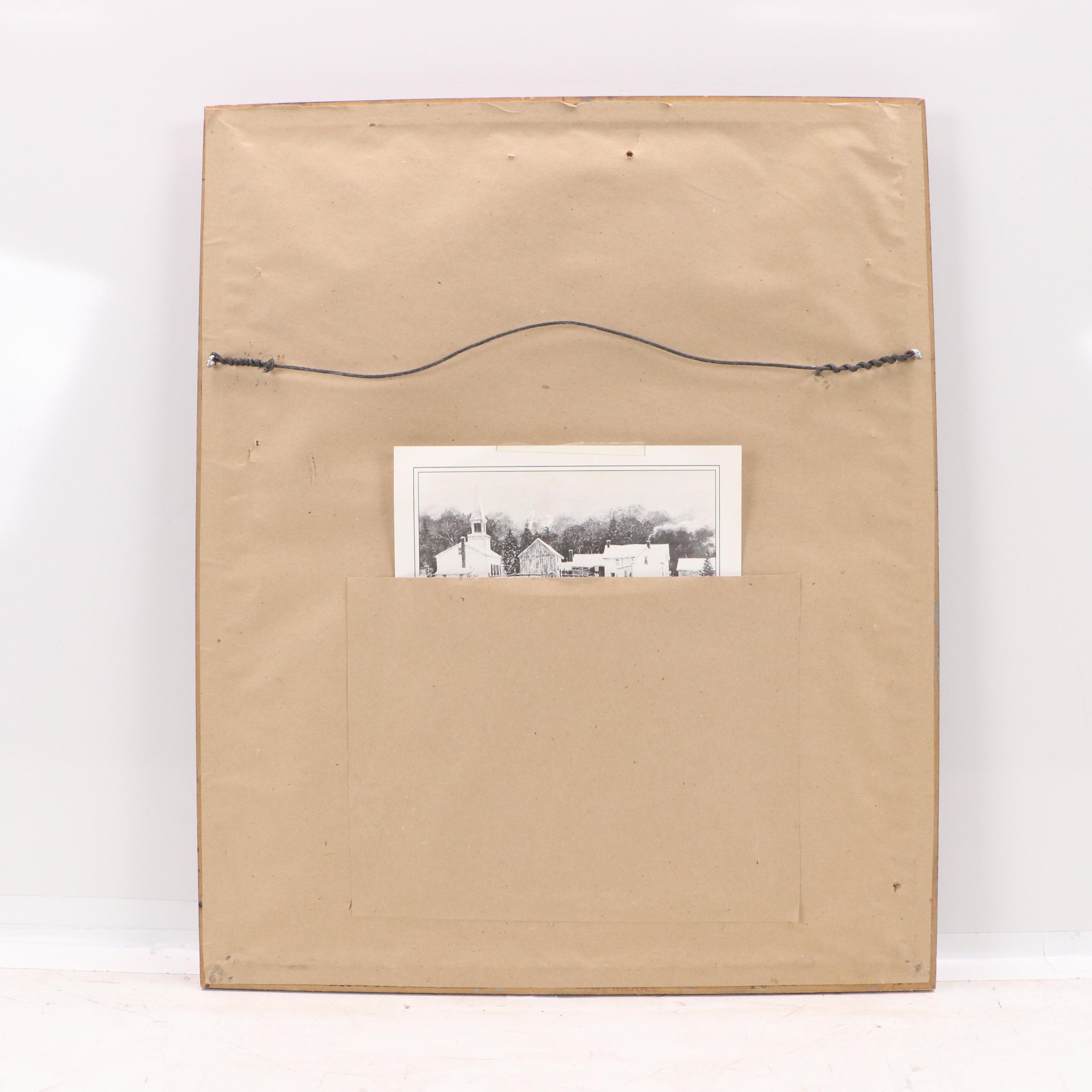 Barry D. Richardson Offset Lithograph "Frederick Towne"