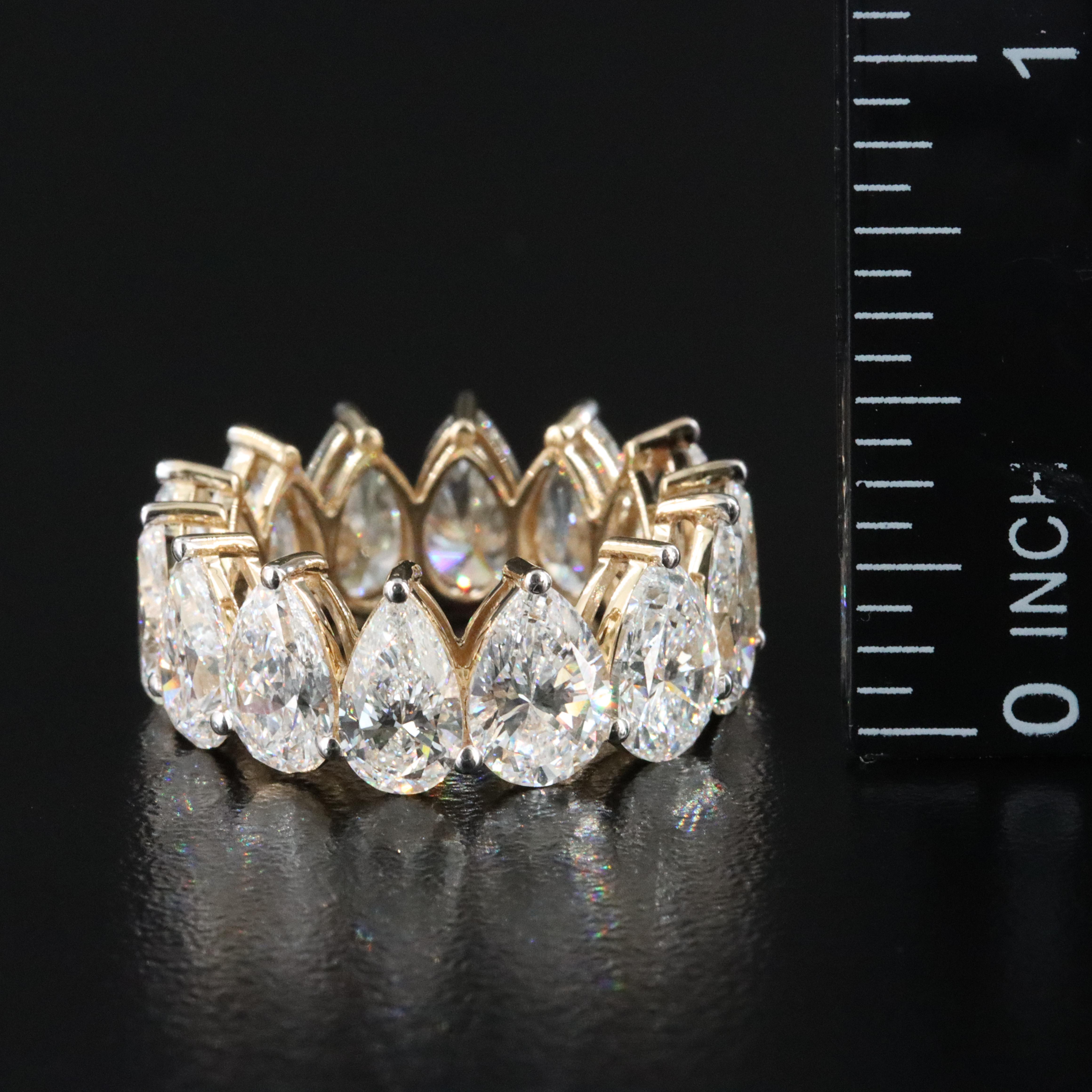 14K 9.84 CTW Lab Grown Diamond Eternity Band