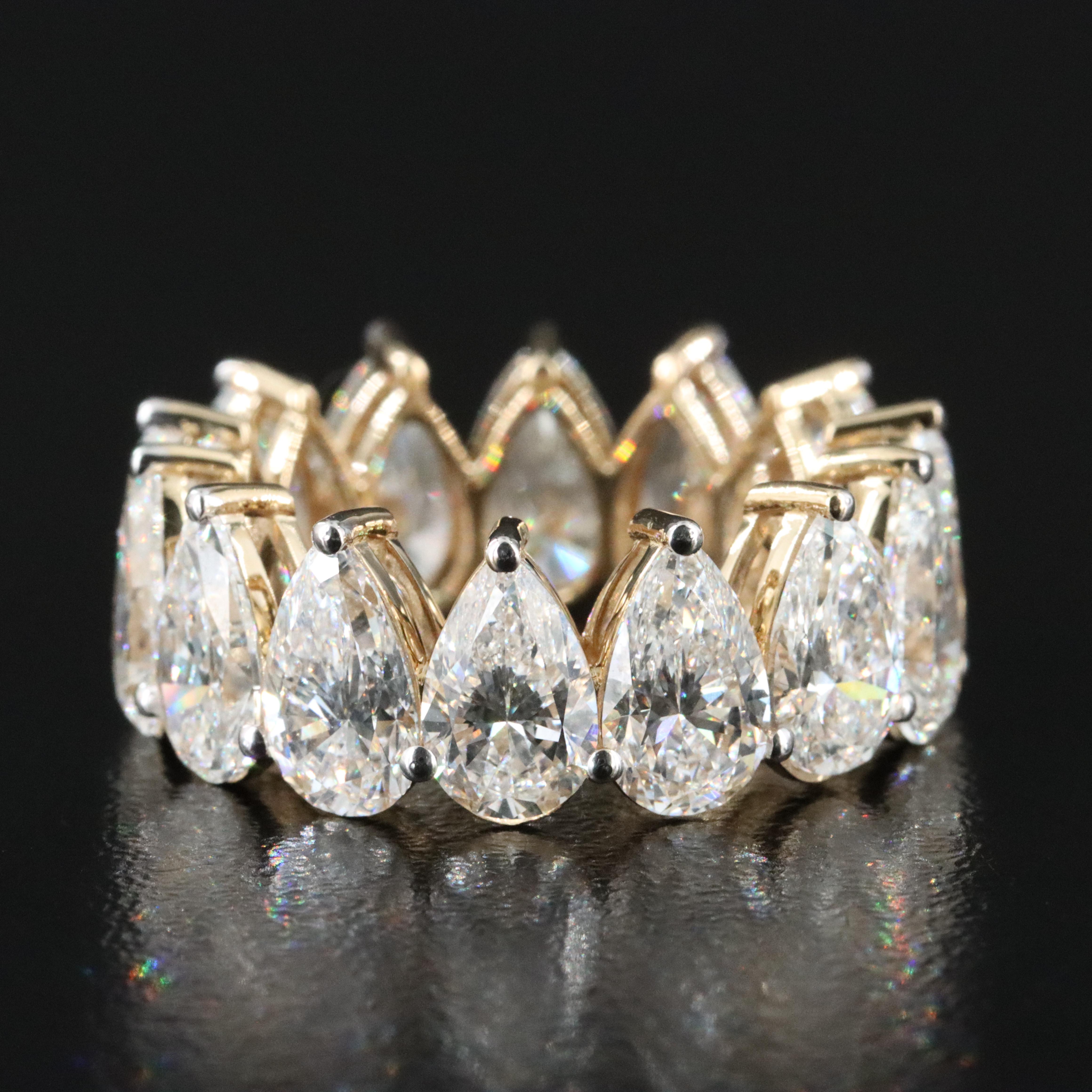 14K 9.84 CTW Lab Grown Diamond Eternity Band