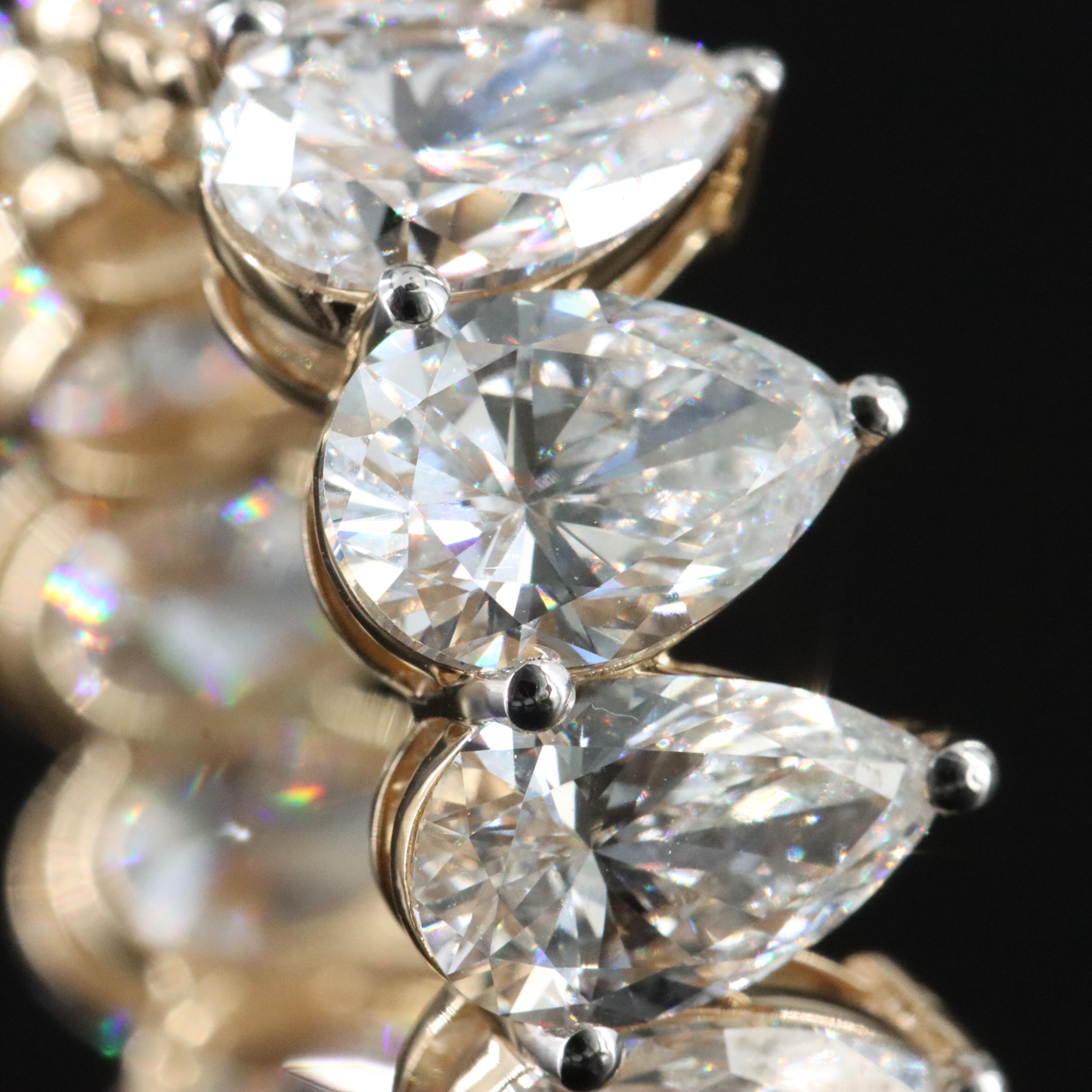 14K 9.84 CTW Lab Grown Diamond Eternity Band