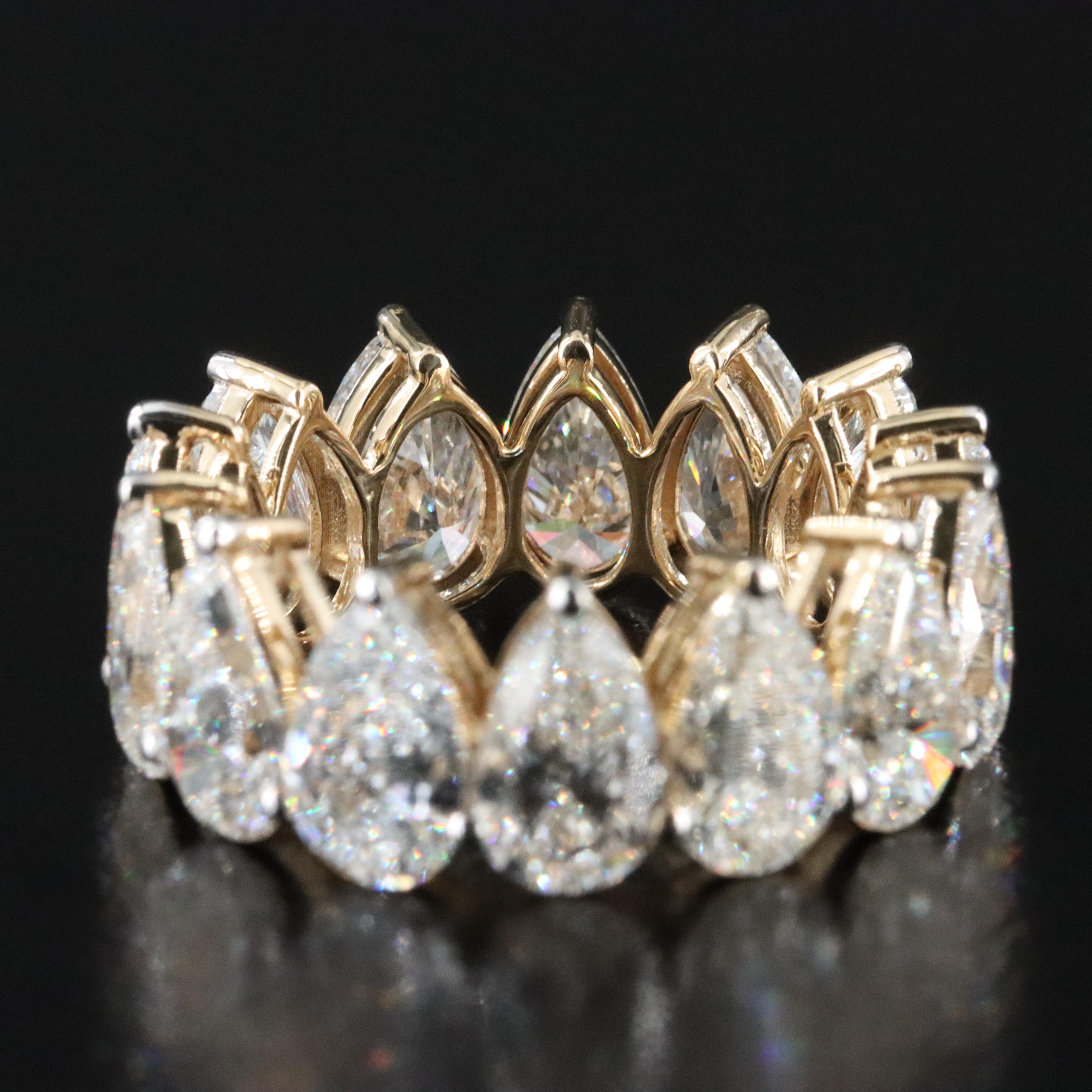 14K 9.84 CTW Lab Grown Diamond Eternity Band