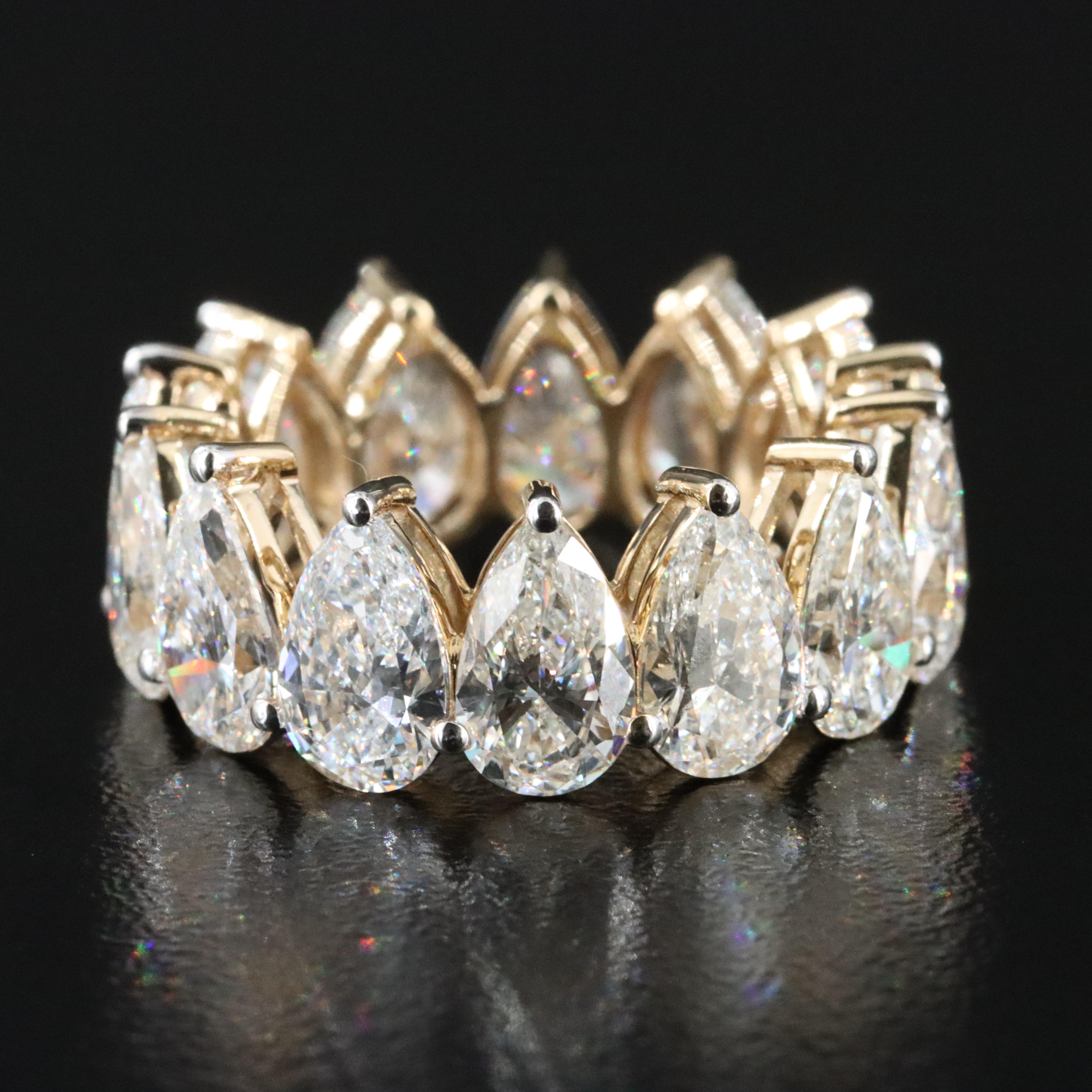 14K 9.84 CTW Lab Grown Diamond Eternity Band