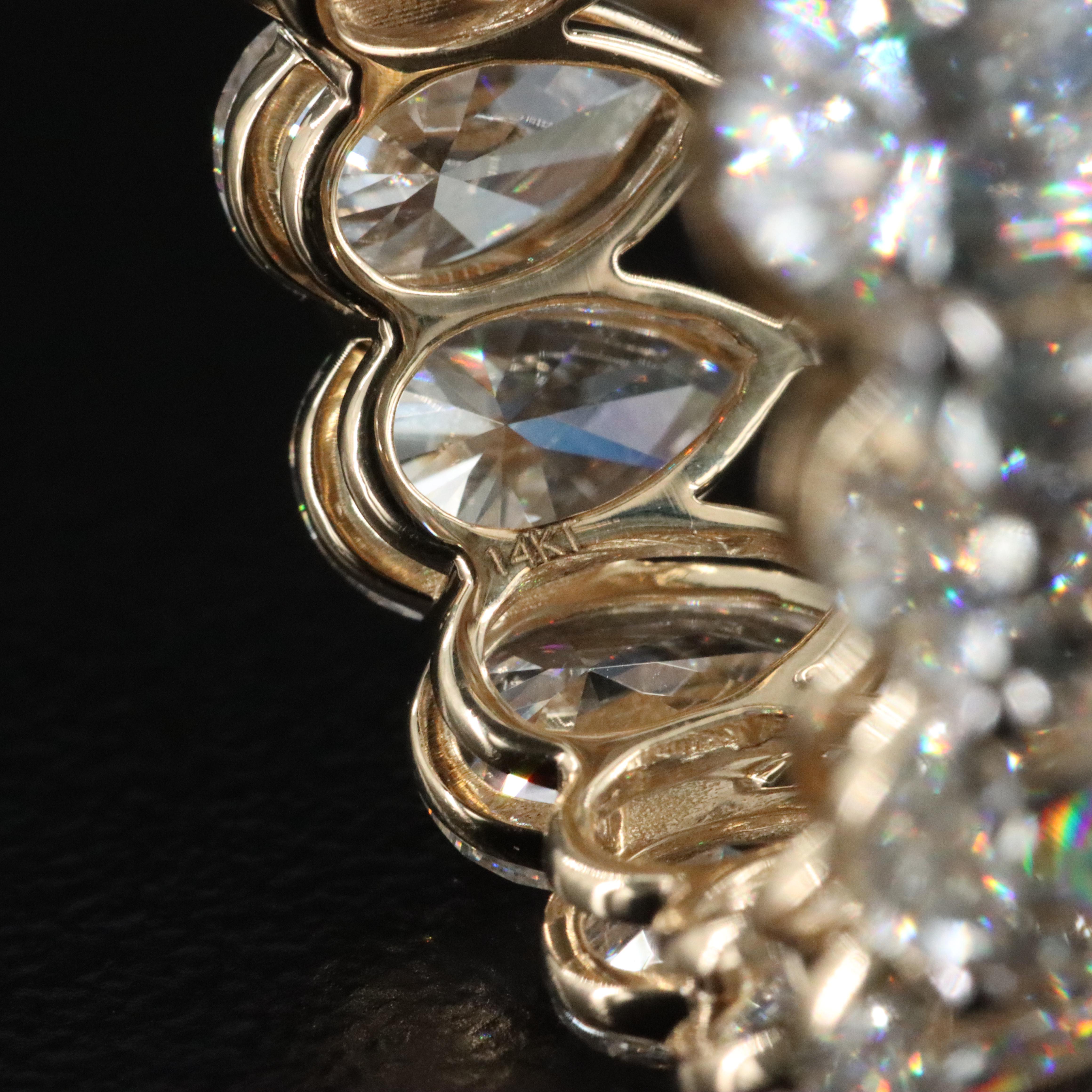 14K 9.84 CTW Lab Grown Diamond Eternity Band