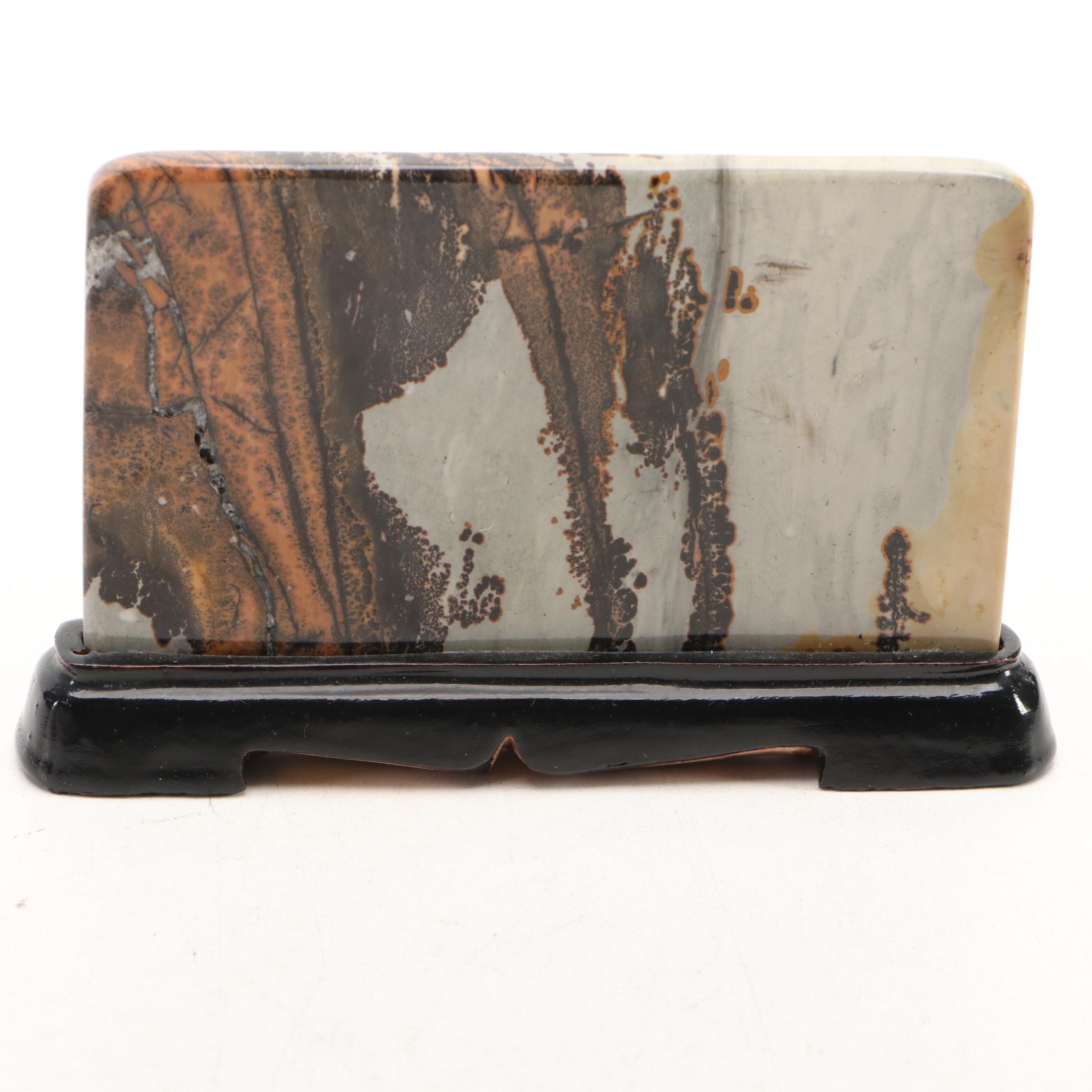 Chinese Yan Calligraphy Ink Stones with Jasper Painting Stone